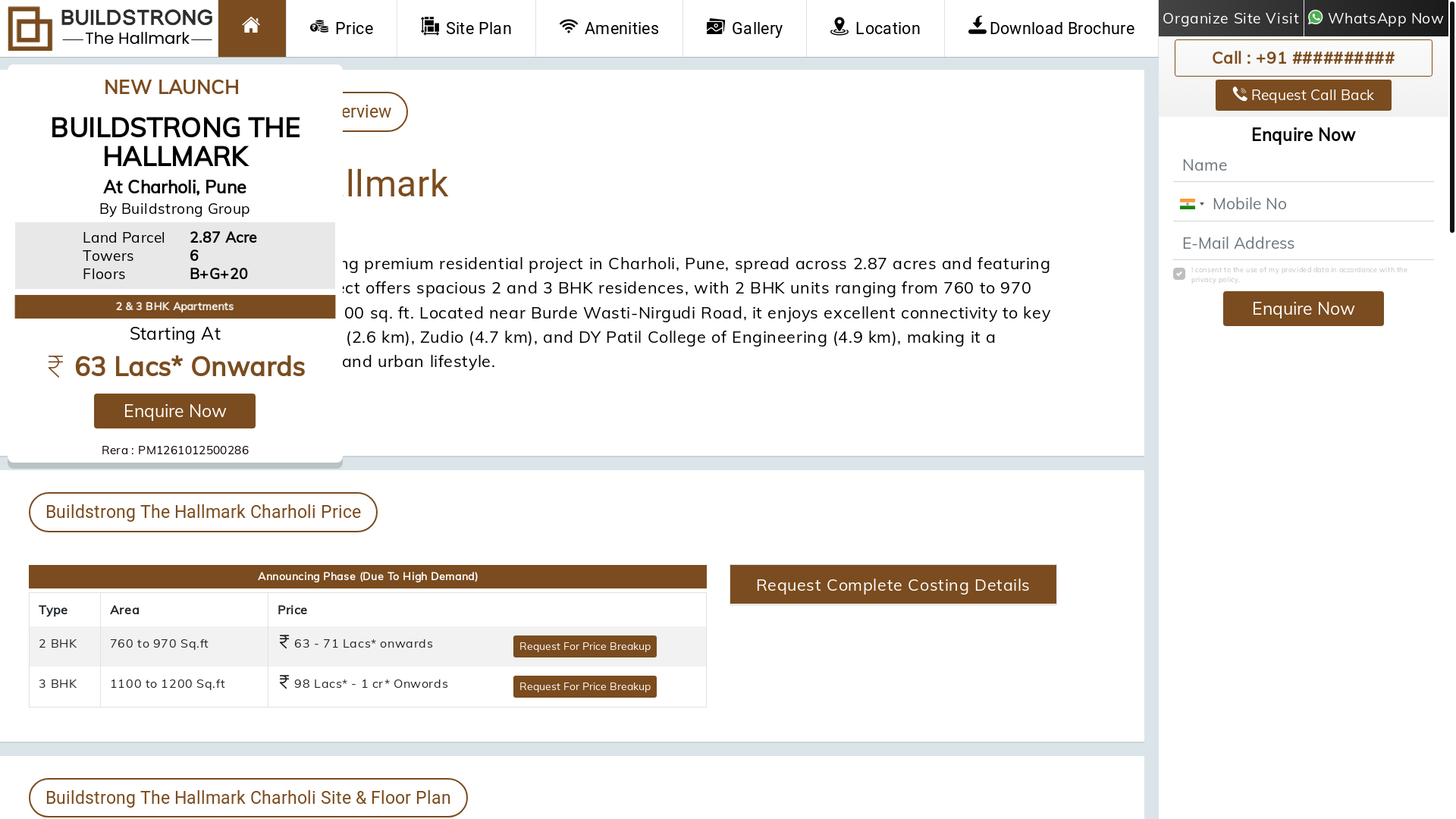 website screenshot of https://buildstrong-thehallmark-charholi.com/