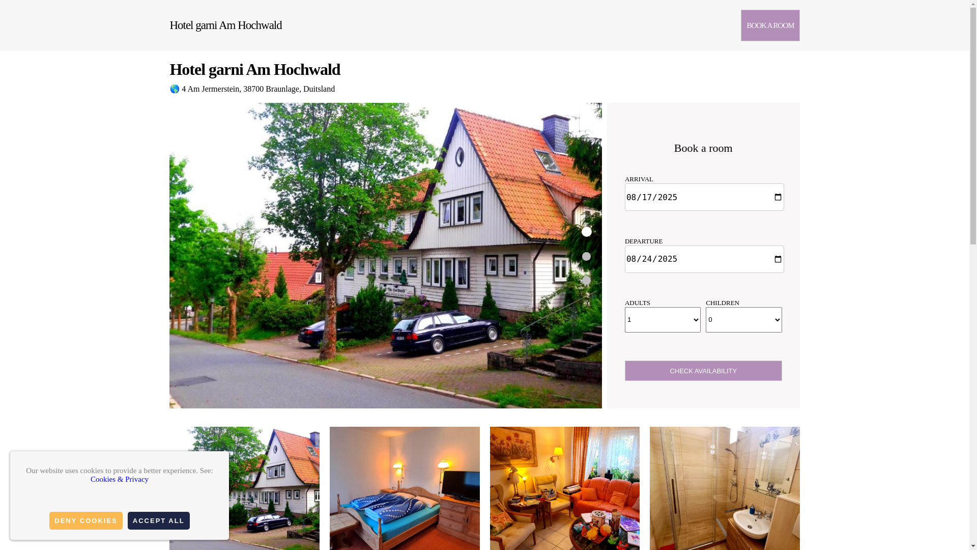 website screenshot of https://hotel-garni-am-hochwald.org.es/