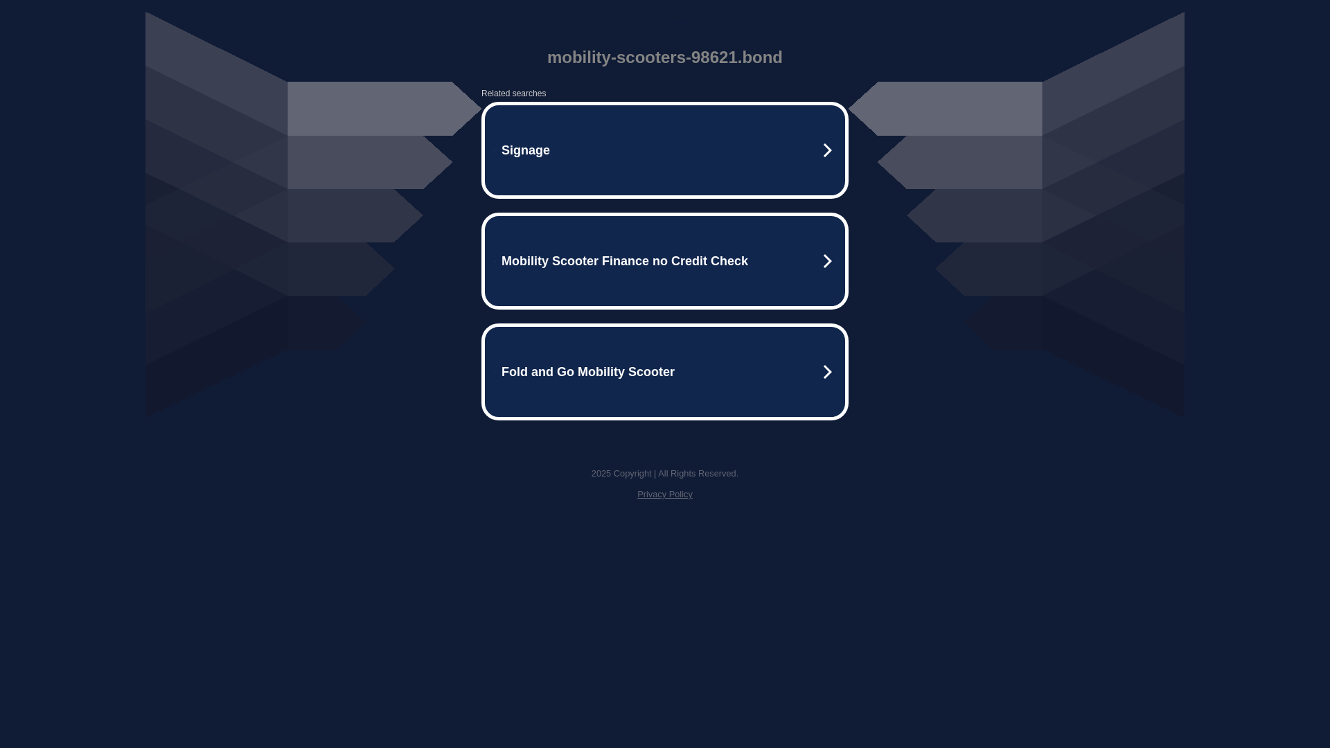 website screenshot of https://mobility-scooters-98621.bond/