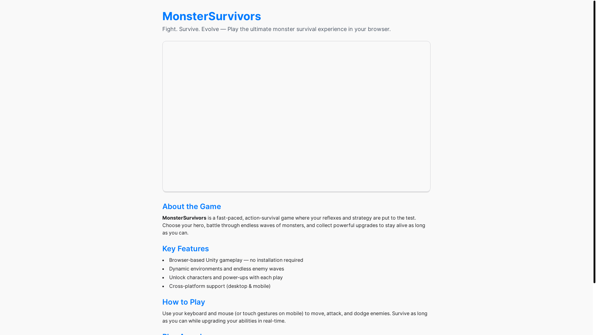 website screenshot of https://monstersurvivors-cni.pages.dev/