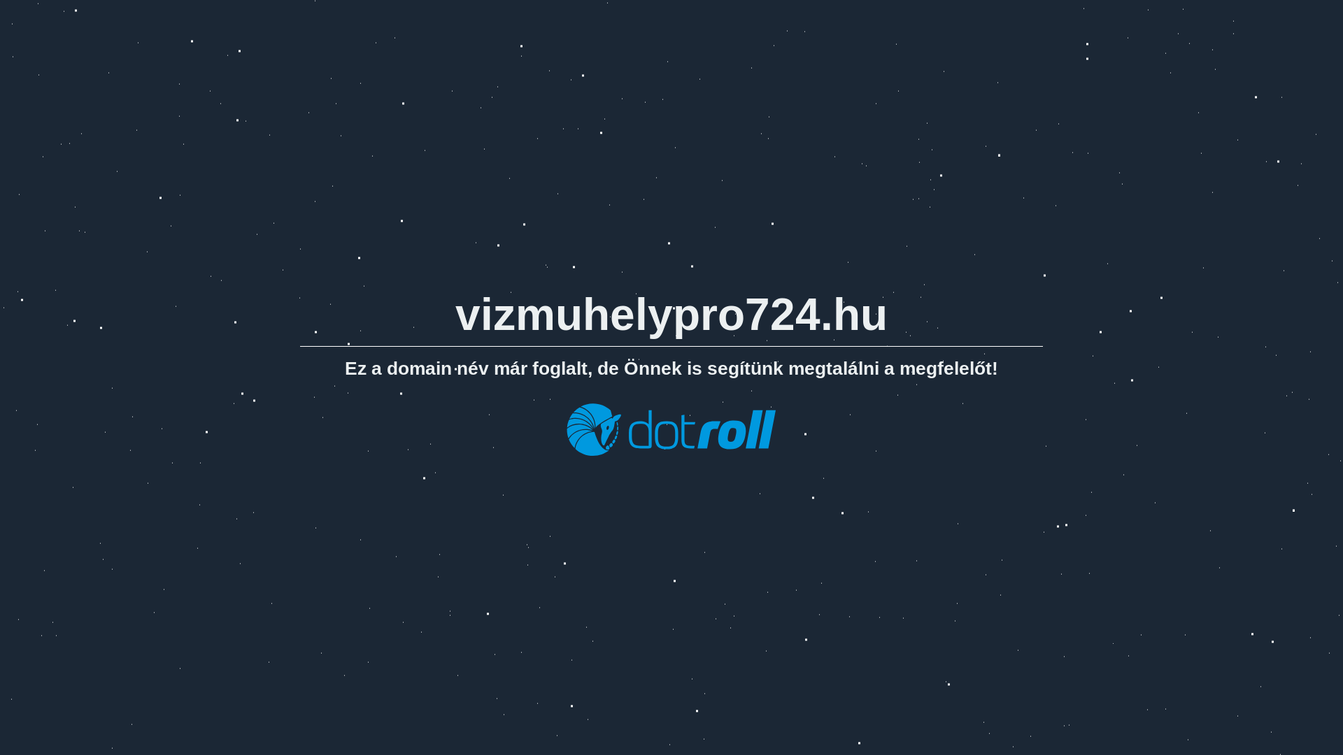 website screenshot of https://vizmuhelypro724.hu/