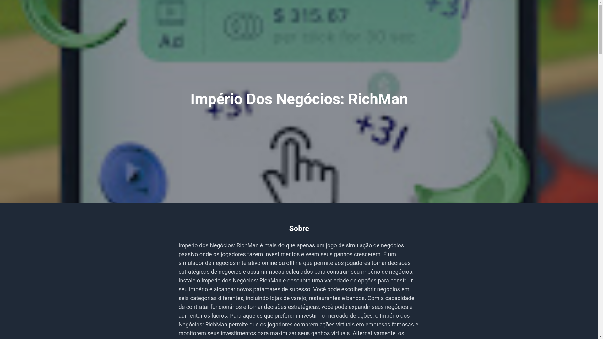 website screenshot of https://aplicativoinvestemo.com/