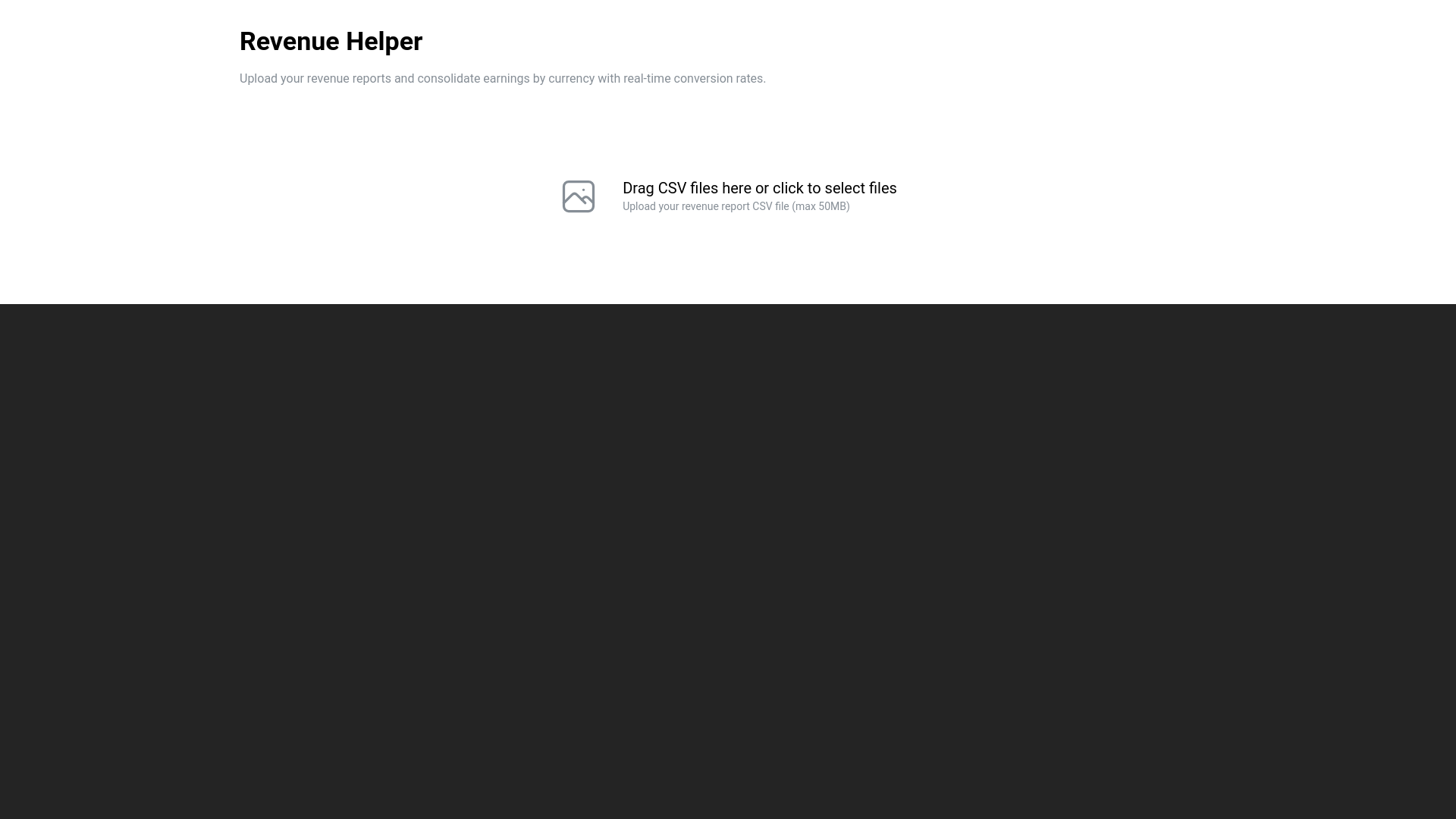 website screenshot of https://revenue-helper.pages.dev/