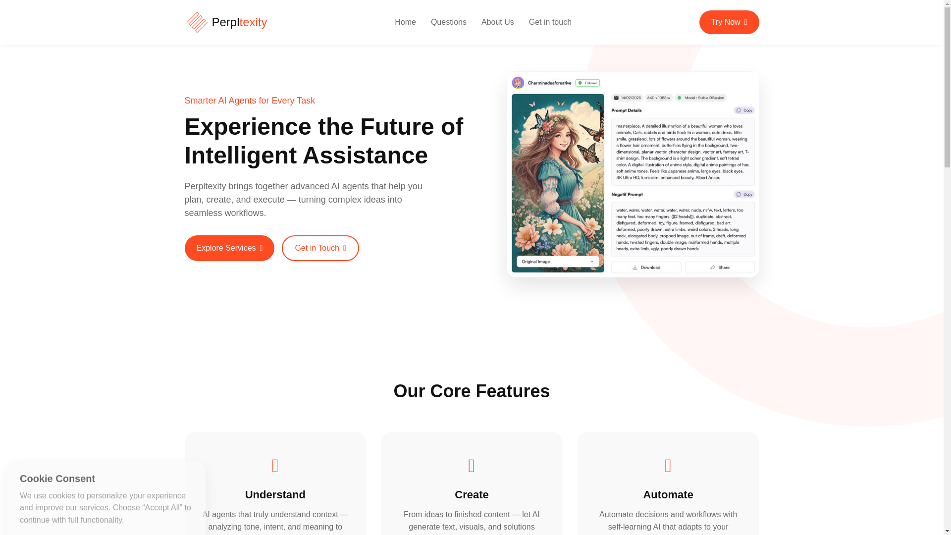 website screenshot of https://perpltexity.com/