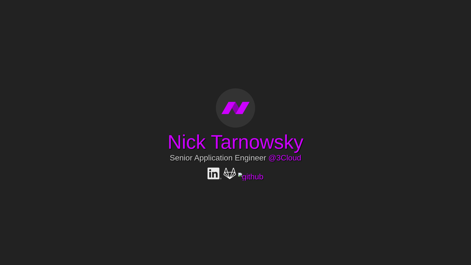 website screenshot of https://nick-tarnowsky-com.pages.dev/