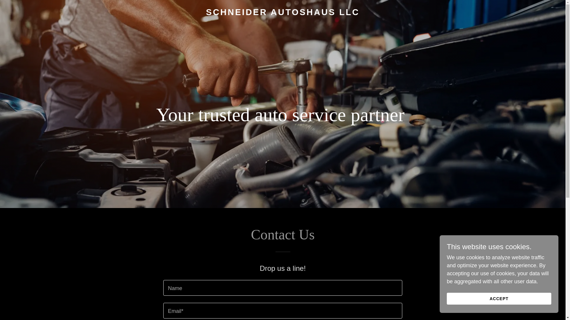 website screenshot of https://schneiderautoshausllc.com/