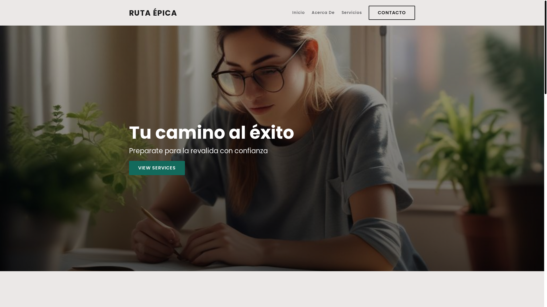 website screenshot of https://rutaepica.org/
