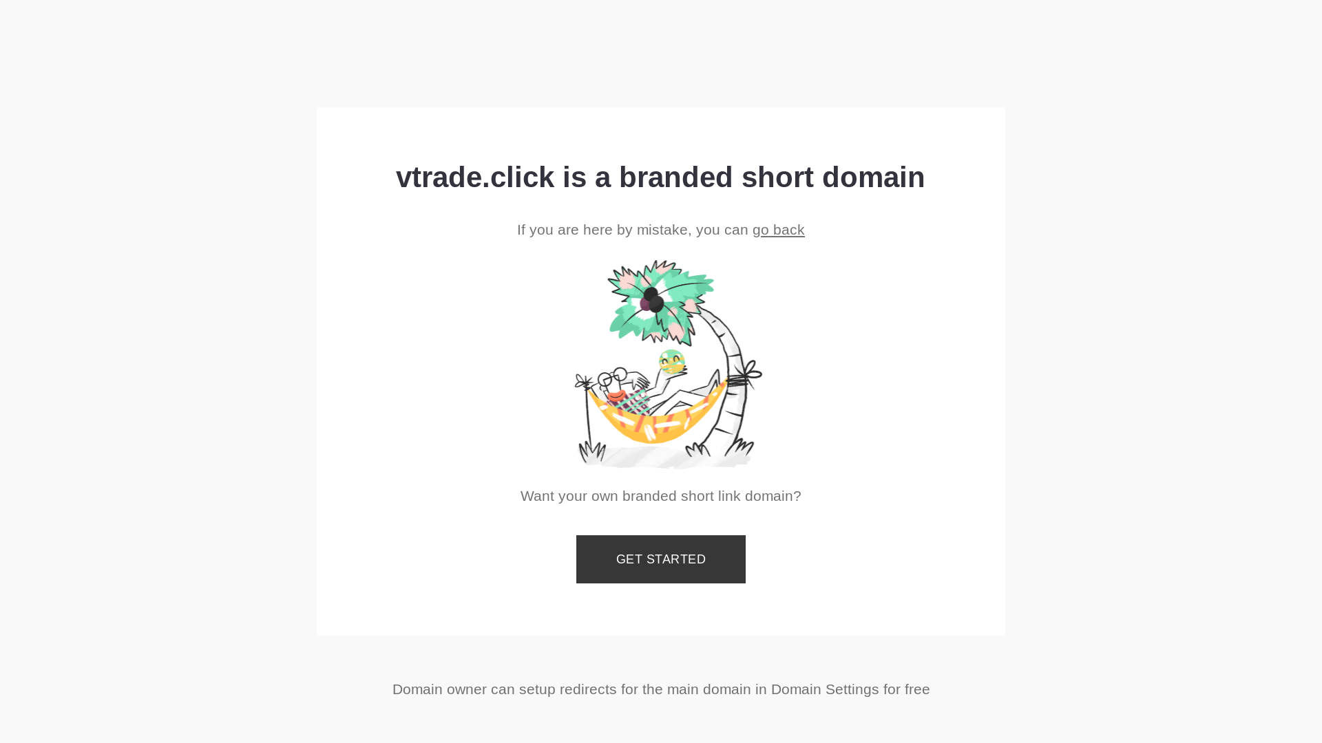 website screenshot of https://vtrade.click/