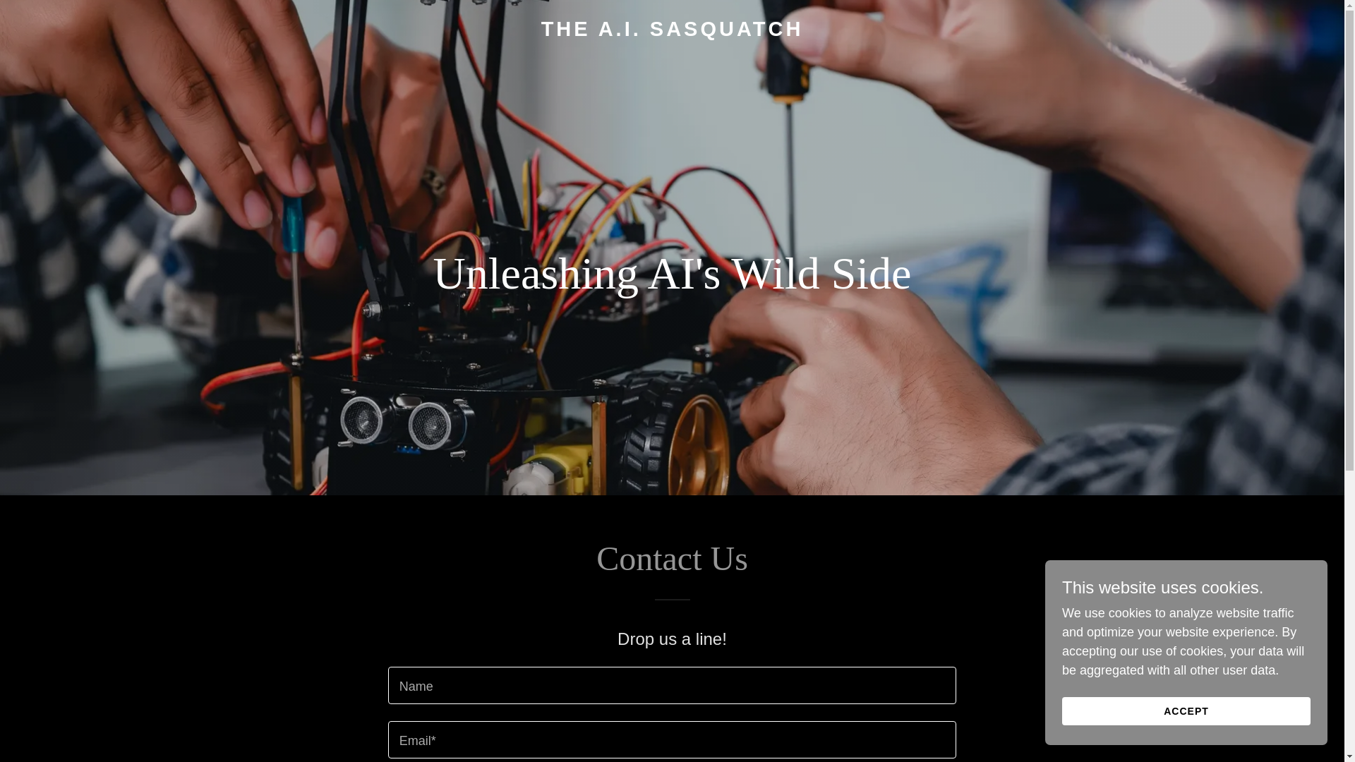 website screenshot of https://theaisasquatch.com/