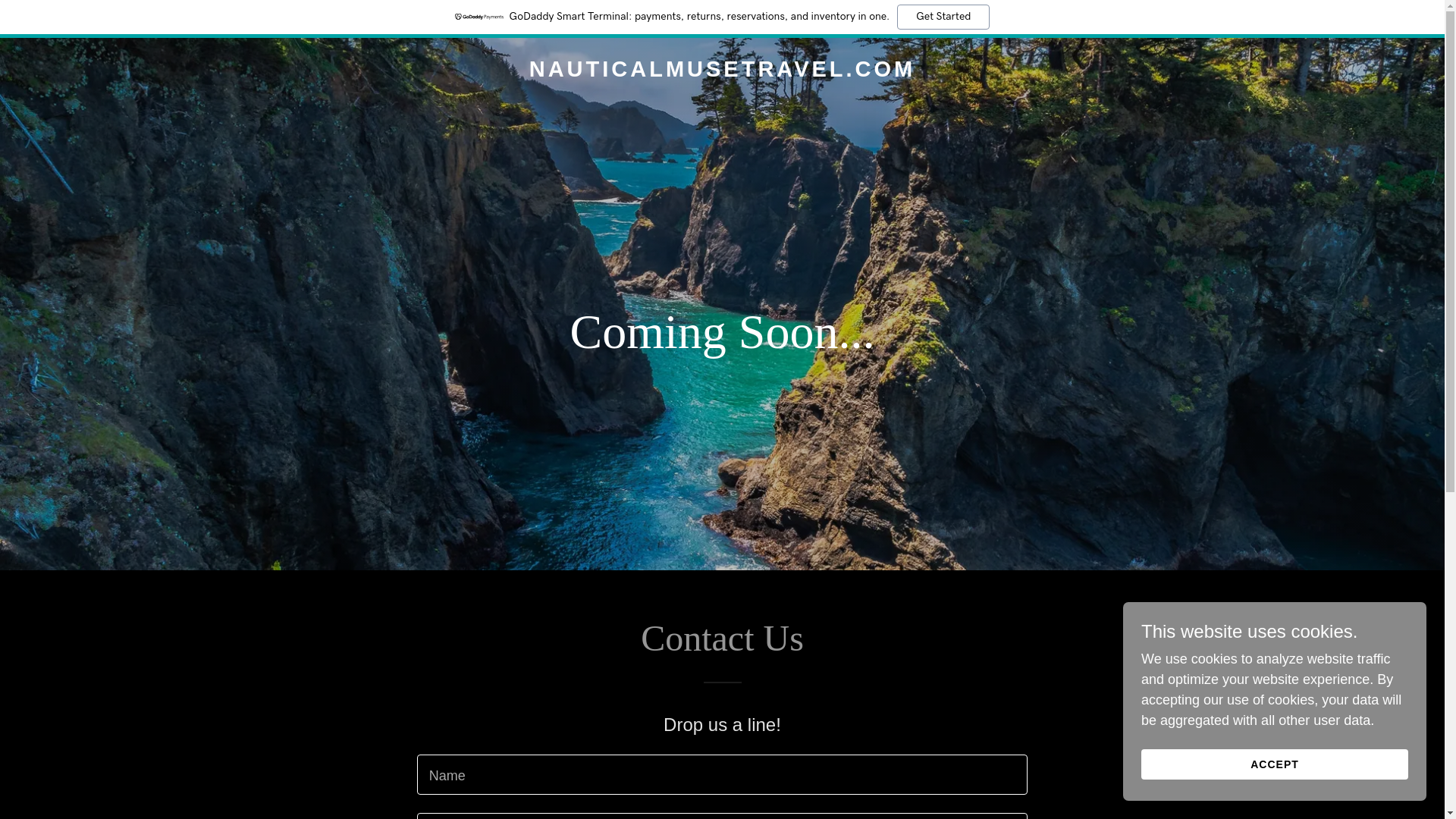 website screenshot of https://nauticalmusetravel.com/