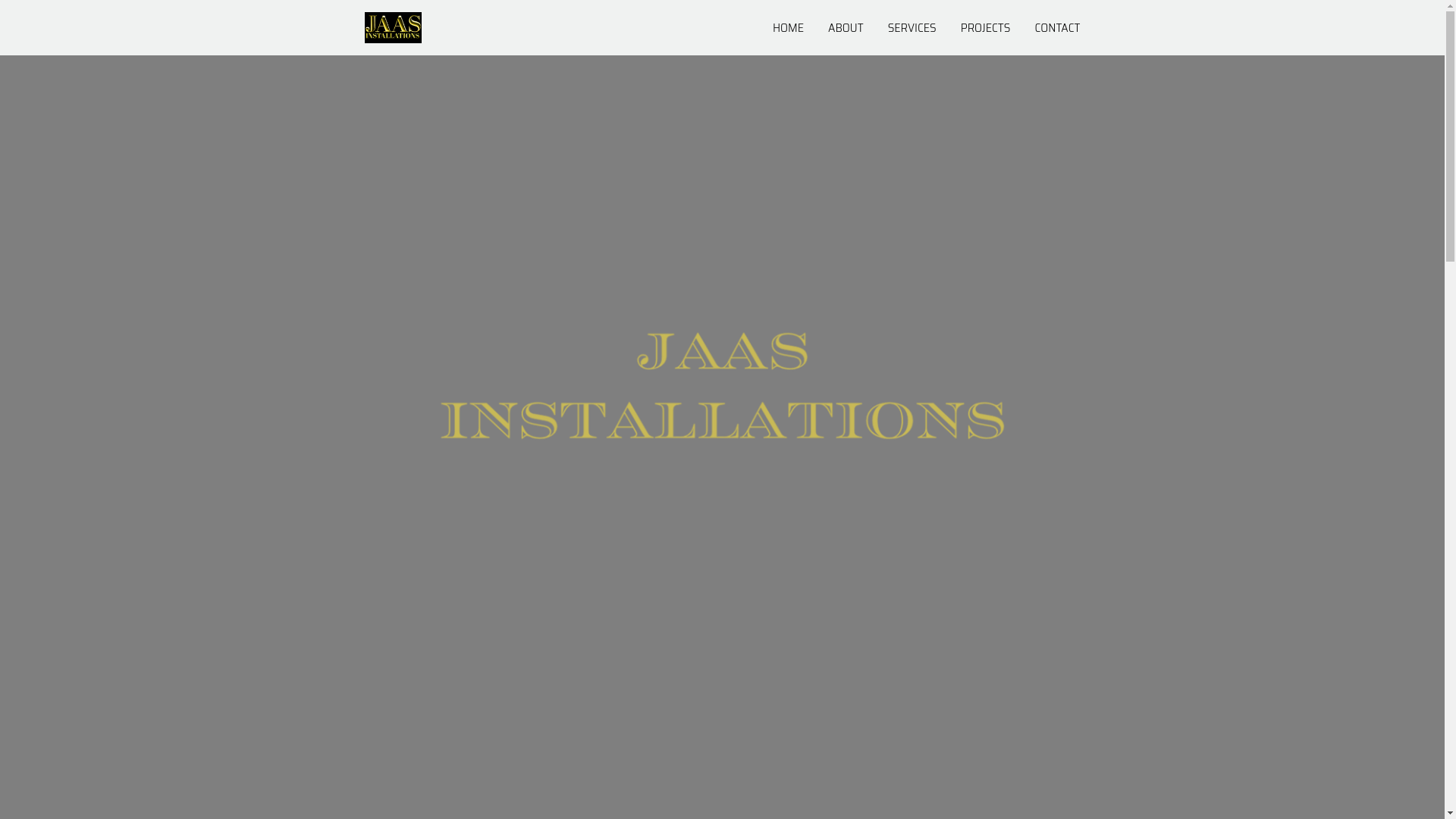 website screenshot of https://jaasinstallations.co.za/