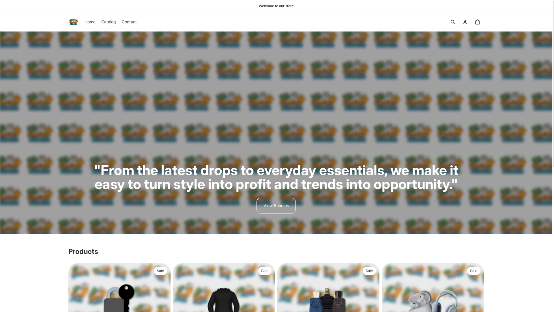 website screenshot of https://davianresells.com/