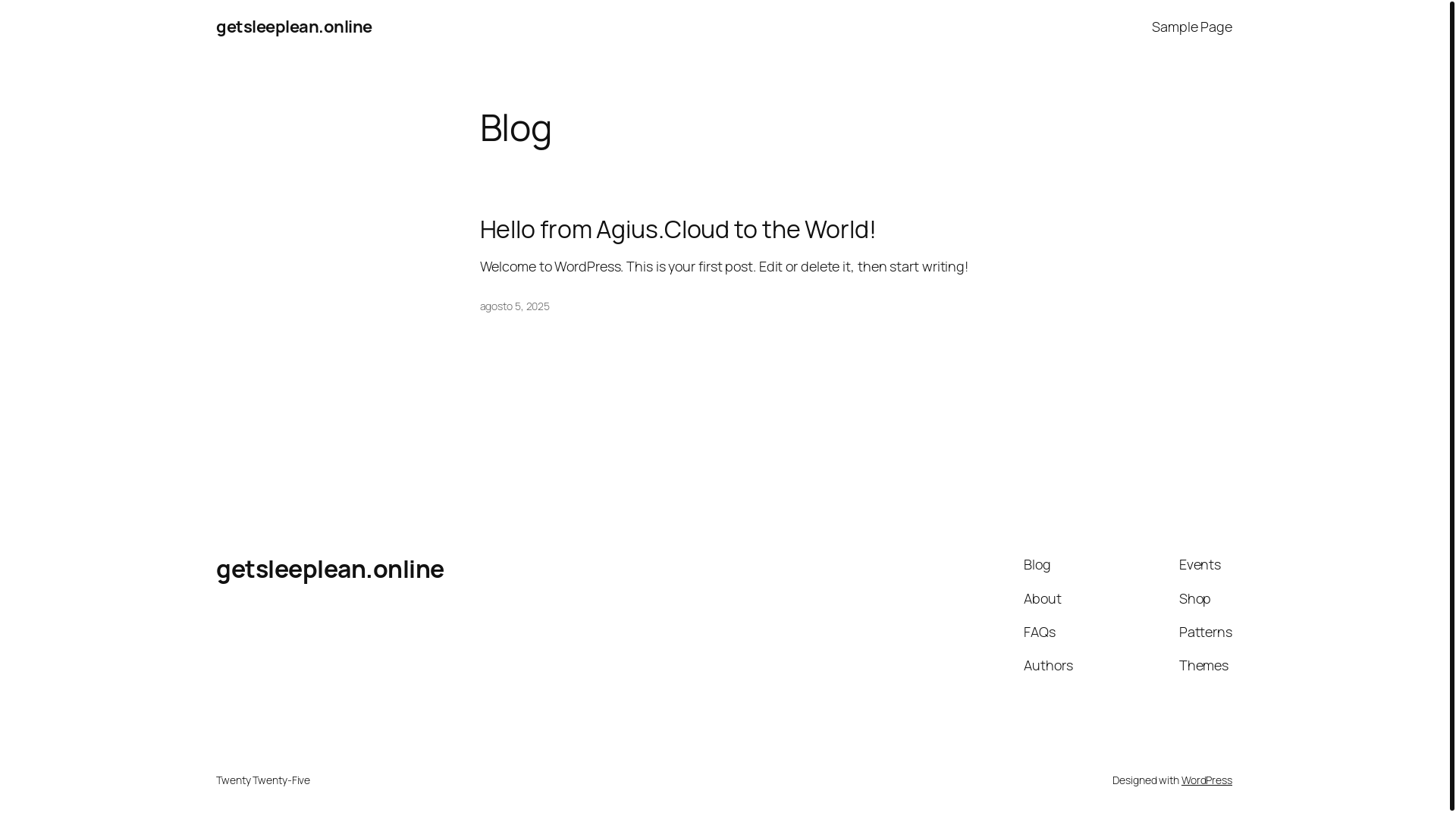 website screenshot of https://getsleeplean.online/