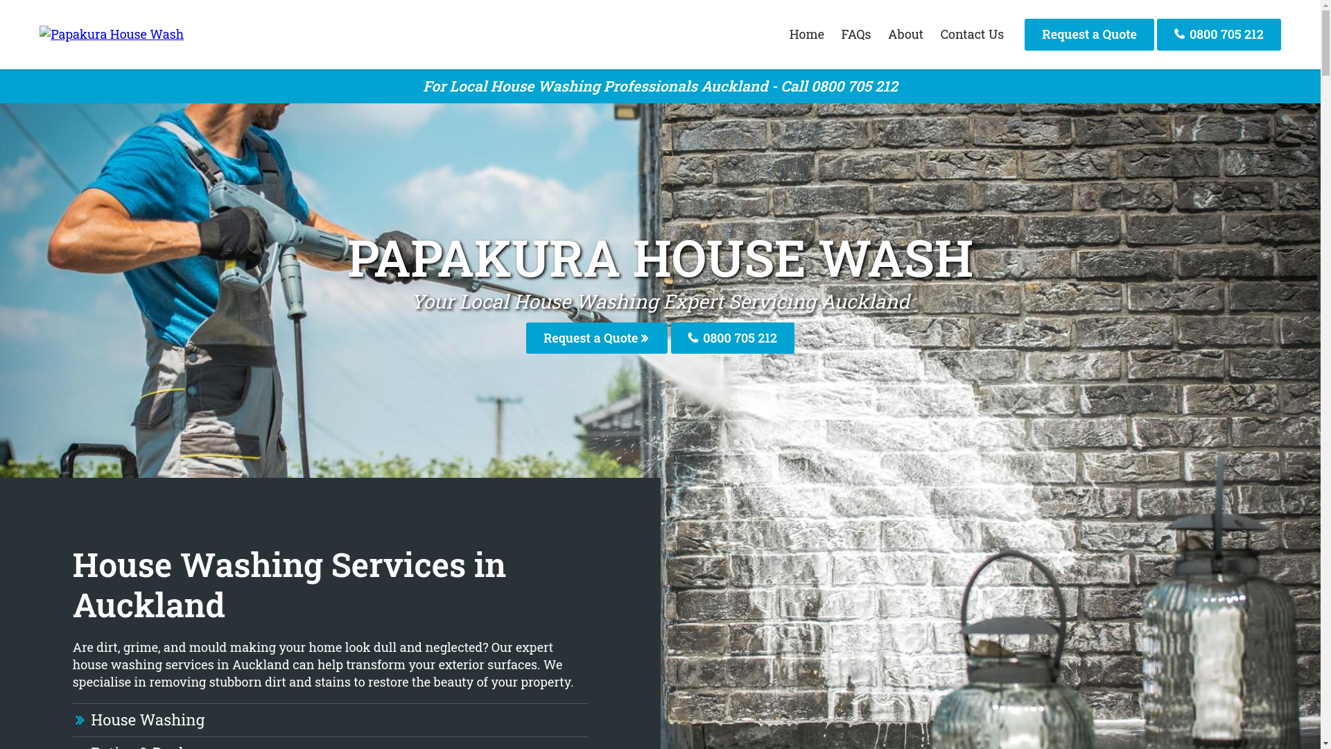 website screenshot of https://papakurahousewash-co-nz.pages.dev/