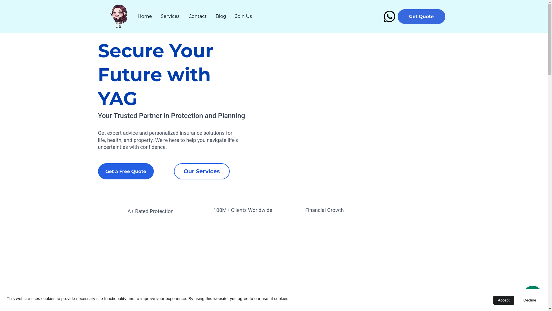 website screenshot of https://yagmalaysia.com/