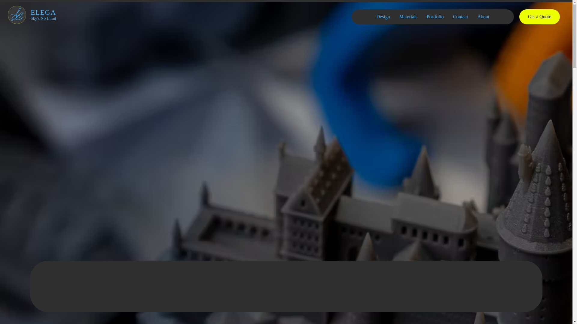website screenshot of https://elega.design/