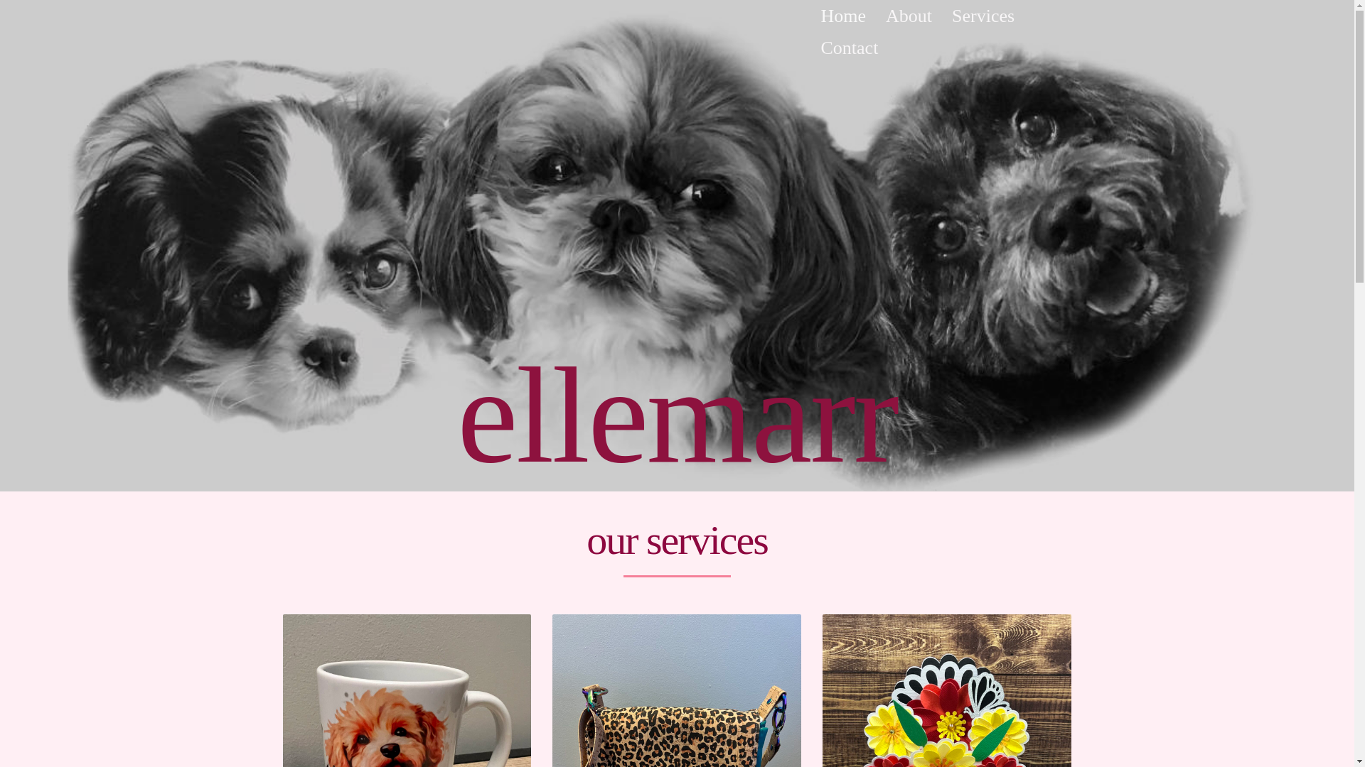 website screenshot of https://ellemarr.online/