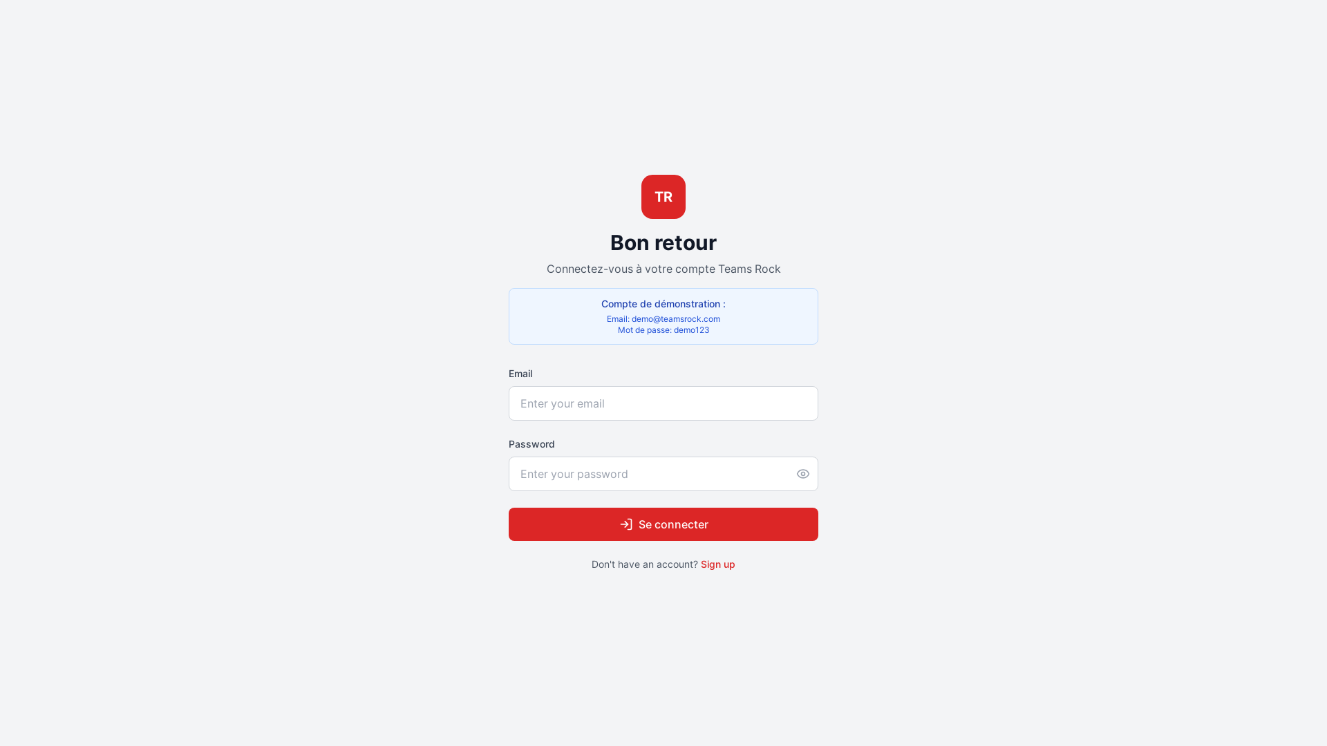 website screenshot of https://teamsrockdivine.com/