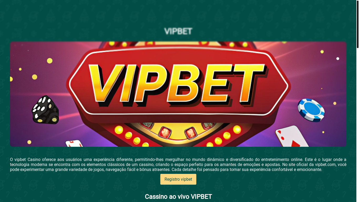 website screenshot of https://vipbet-bet.com/
