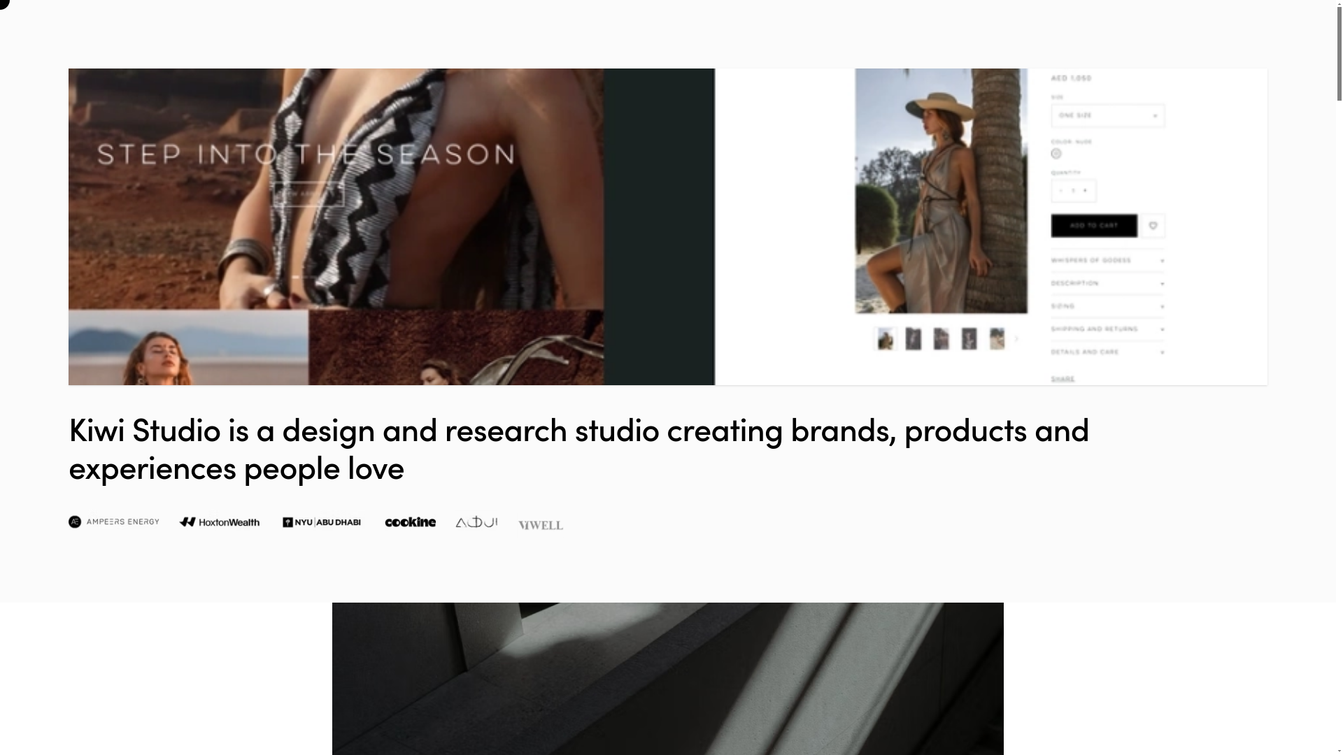 website screenshot of https://kiwi-studio-1h4.pages.dev/