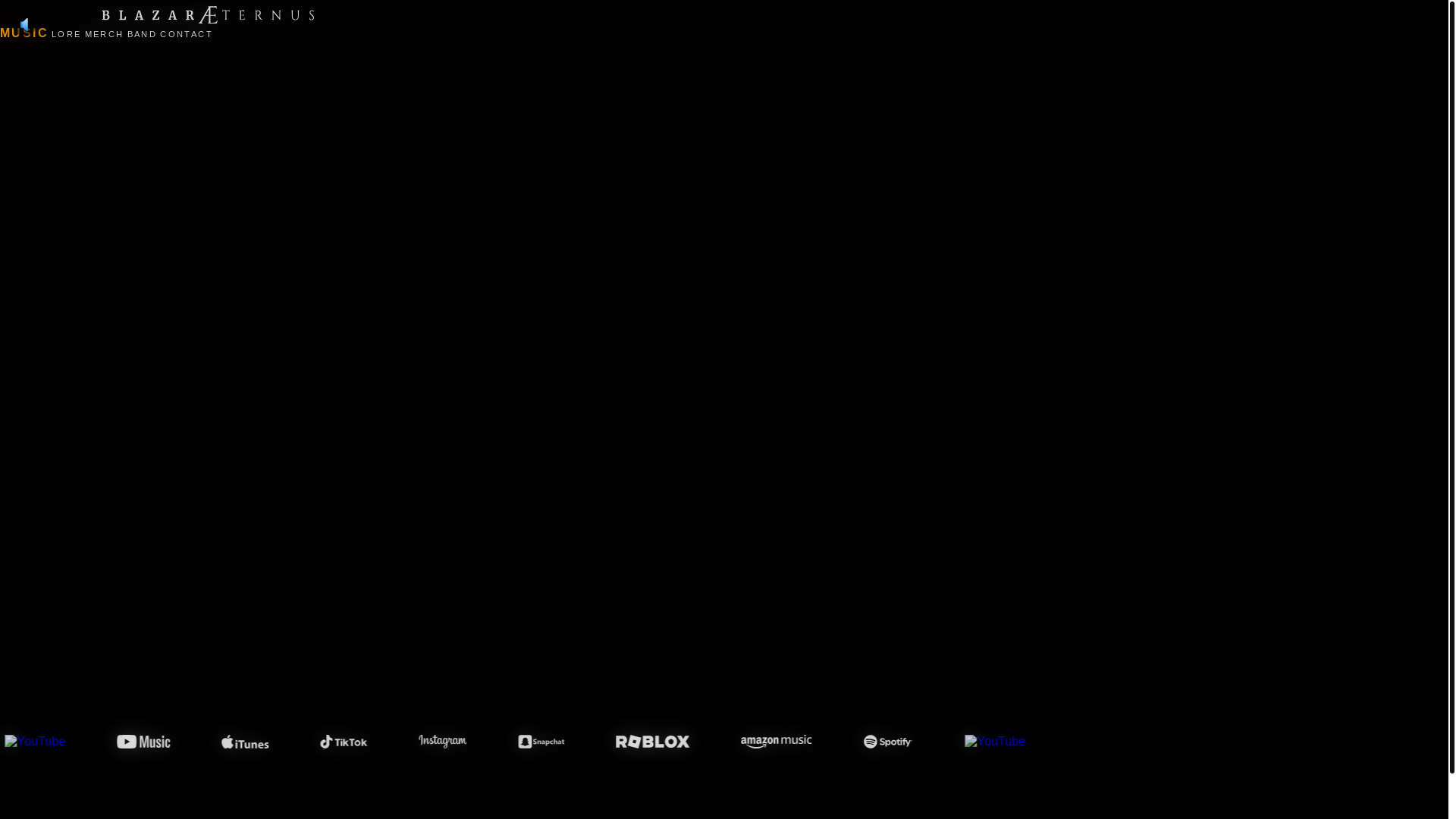 website screenshot of https://blazaraeternus.com/