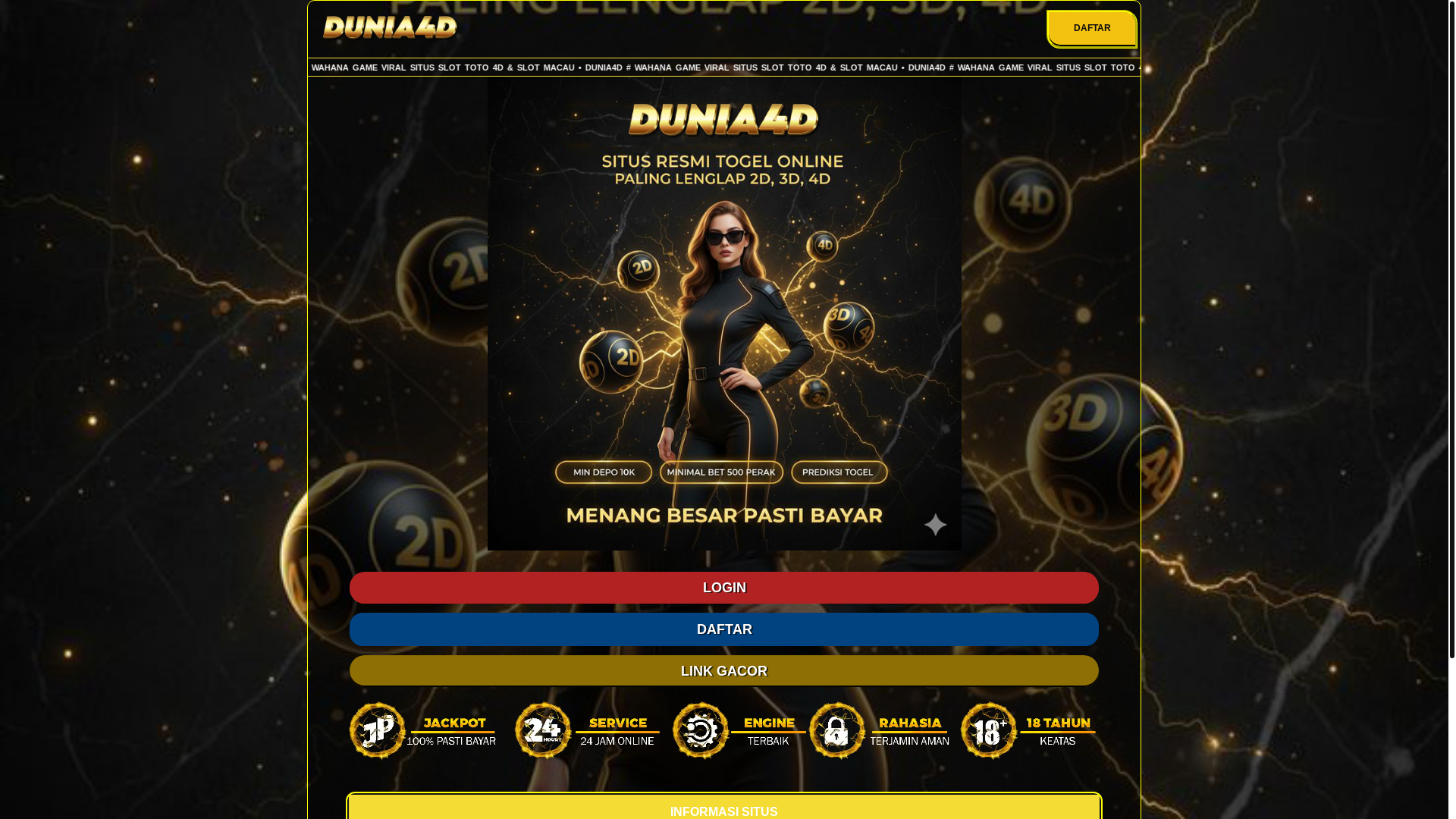 website screenshot of https://dunia4d-slot-toto.pages.dev/