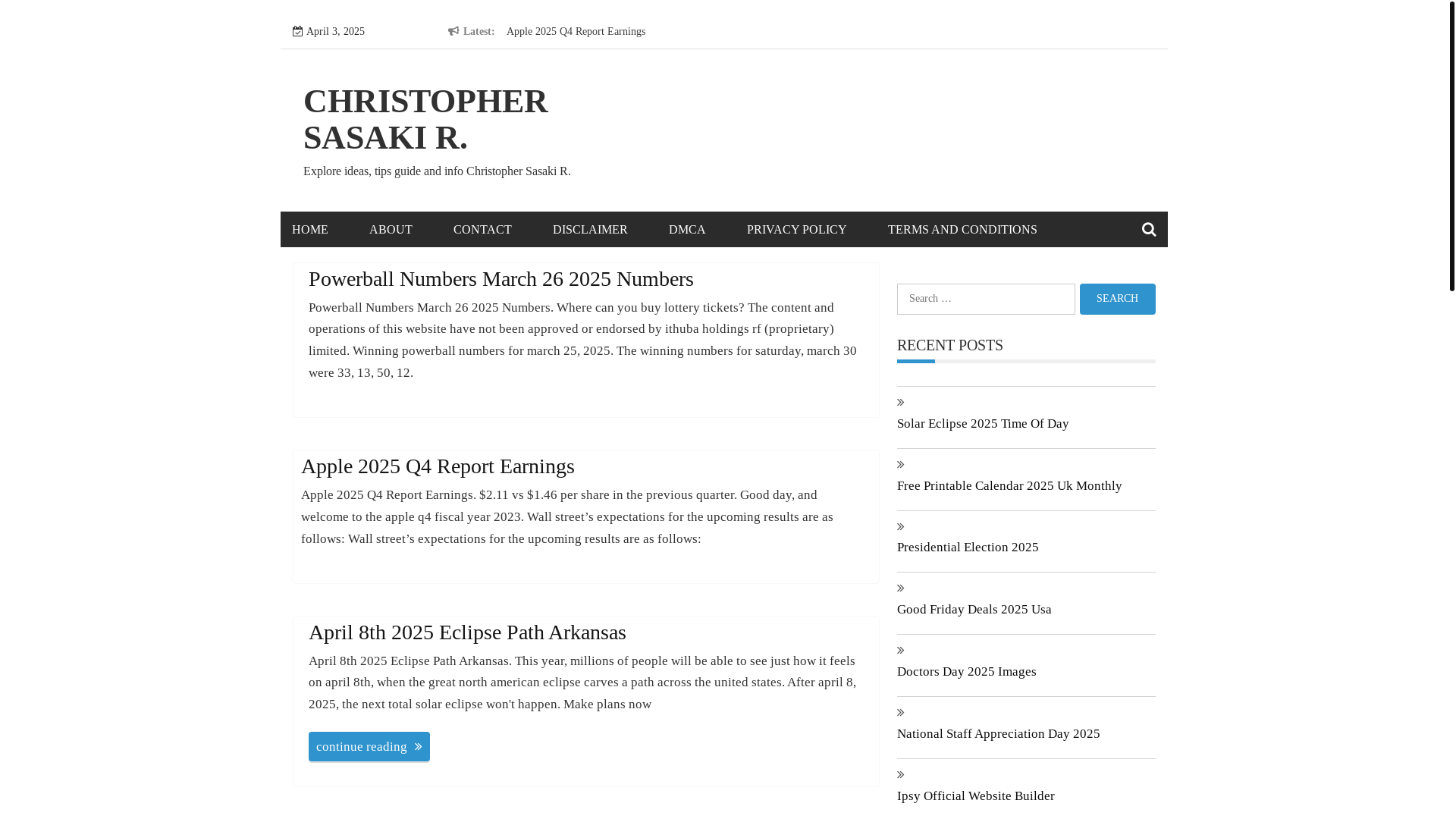 website screenshot of https://christophersasakir.pages.dev/