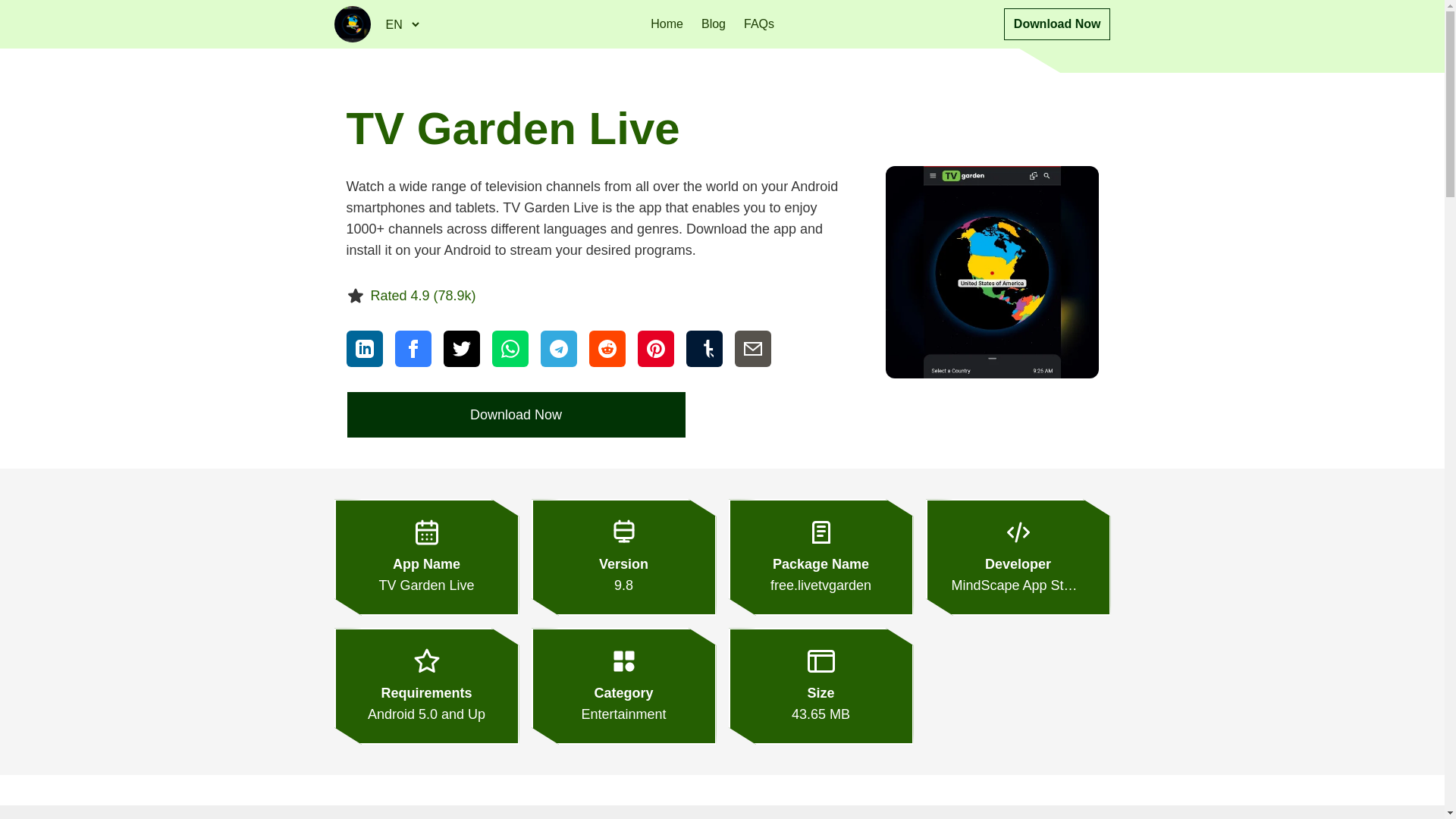website screenshot of https://tv-garden-live.pages.dev/