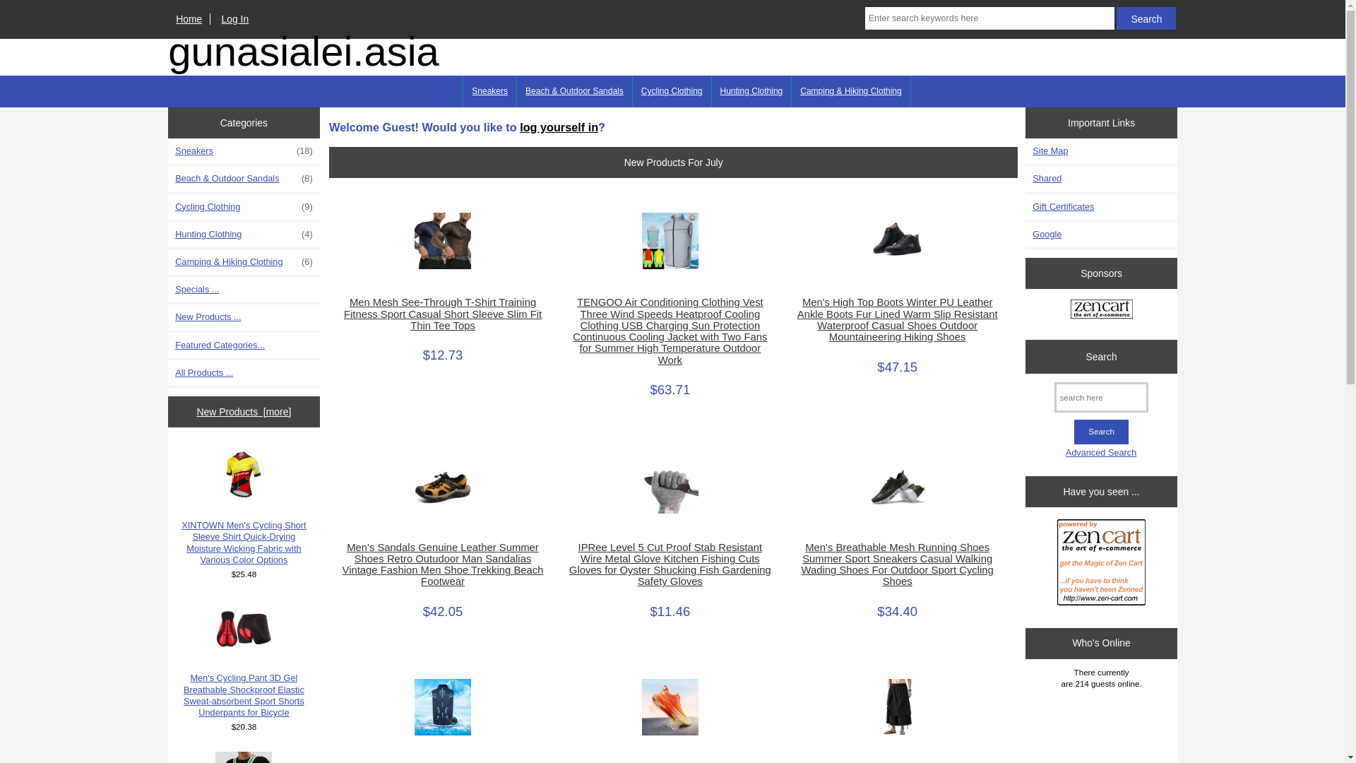 website screenshot of https://gunasialei.asia/