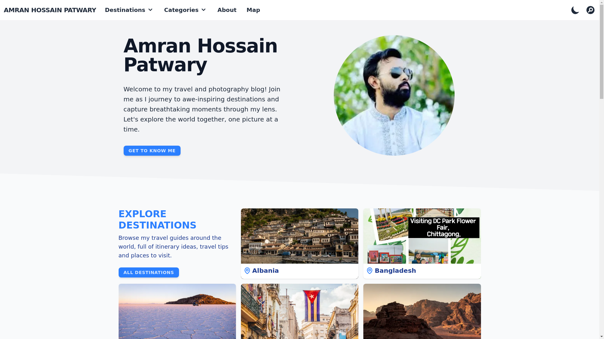 website screenshot of https://travelfeed-a07-7a5036.pages.dev/