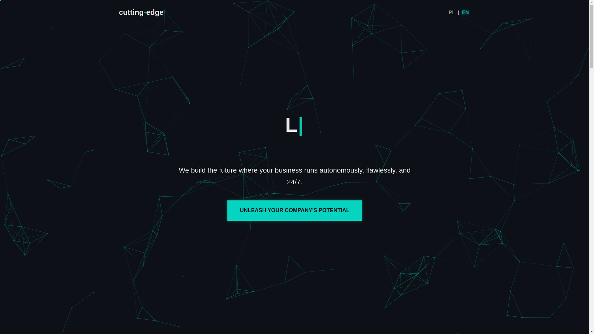 website screenshot of https://cutting-edge.pl/