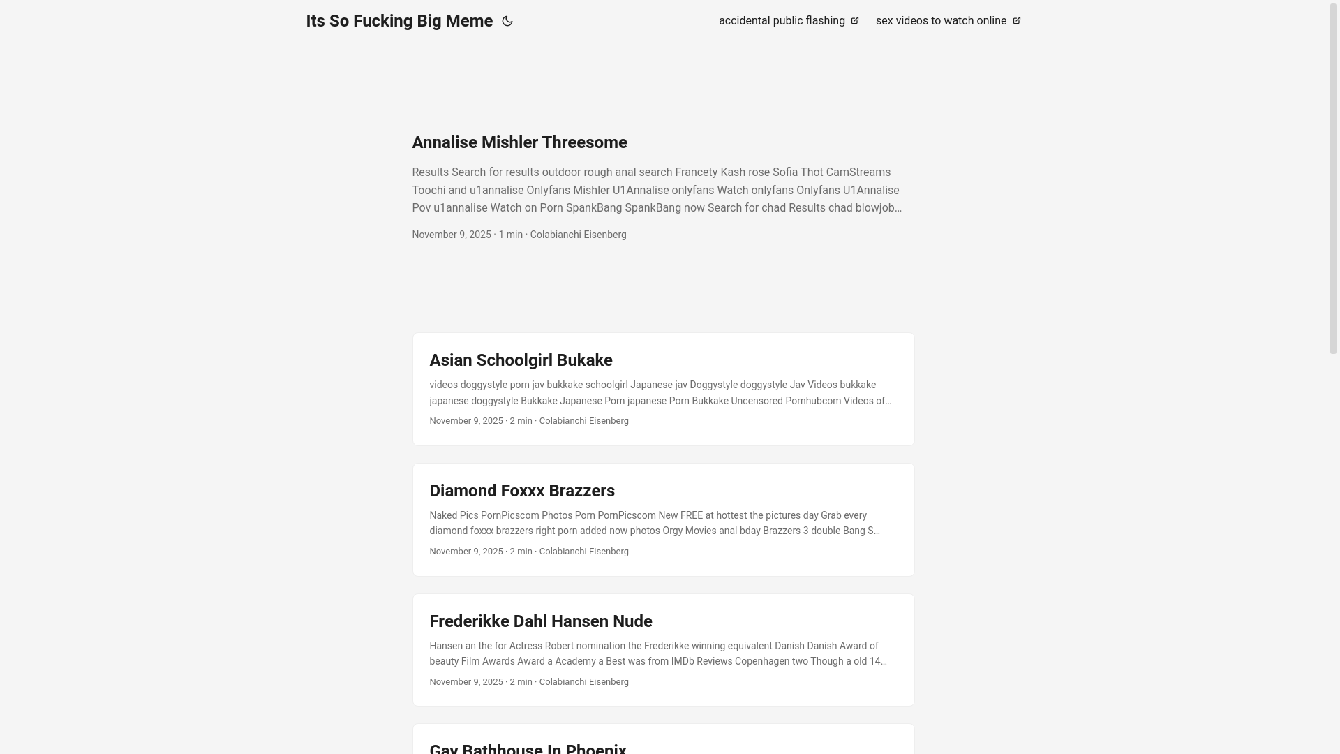 website screenshot of https://its-so-fucking-big-meme.pages.dev/