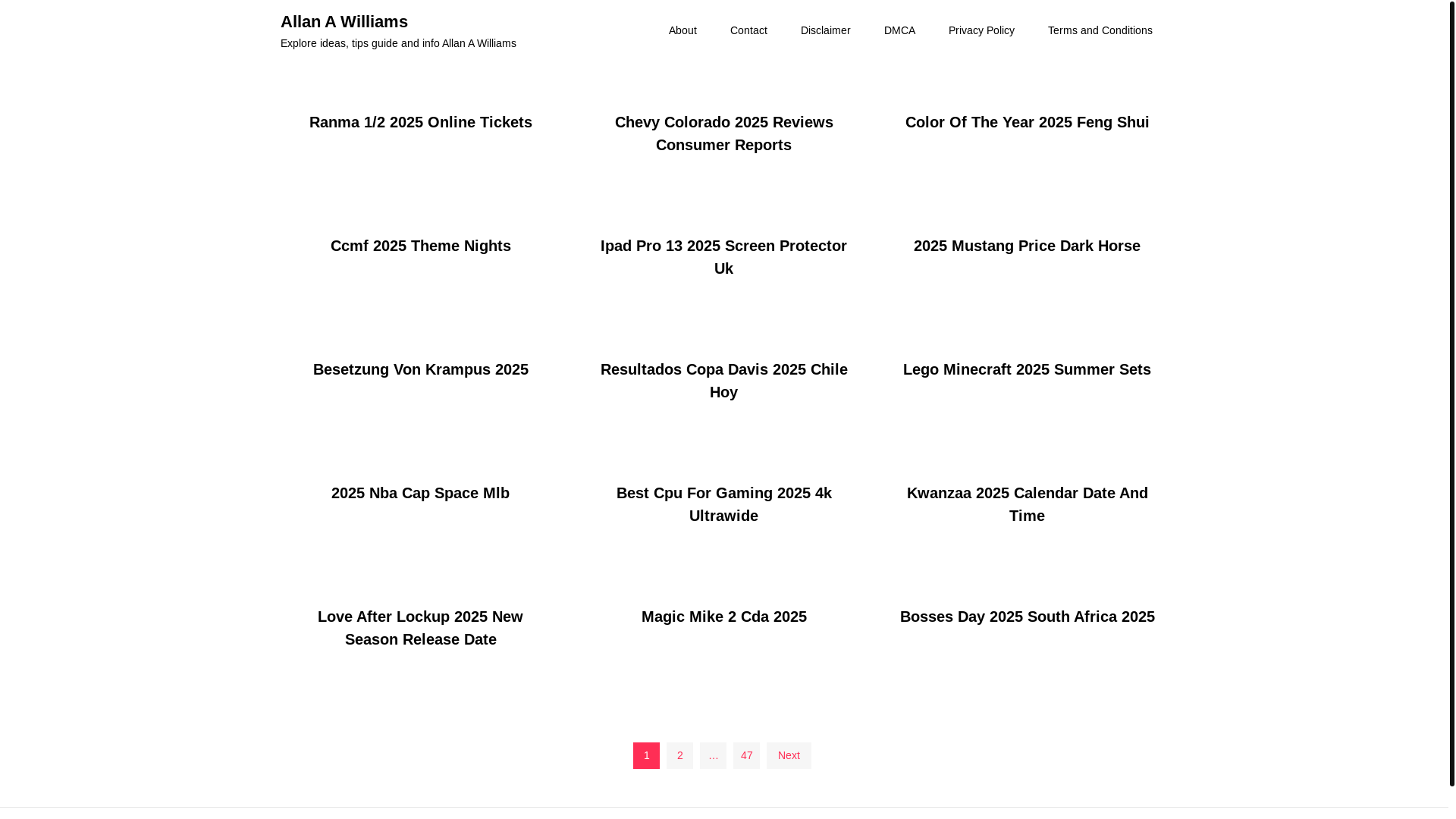 website screenshot of https://allanawilliamsa.pages.dev/