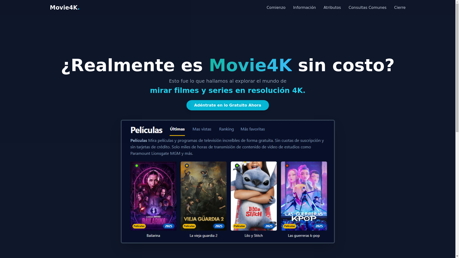 website screenshot of https://movie4k-05d8.pages.dev/
