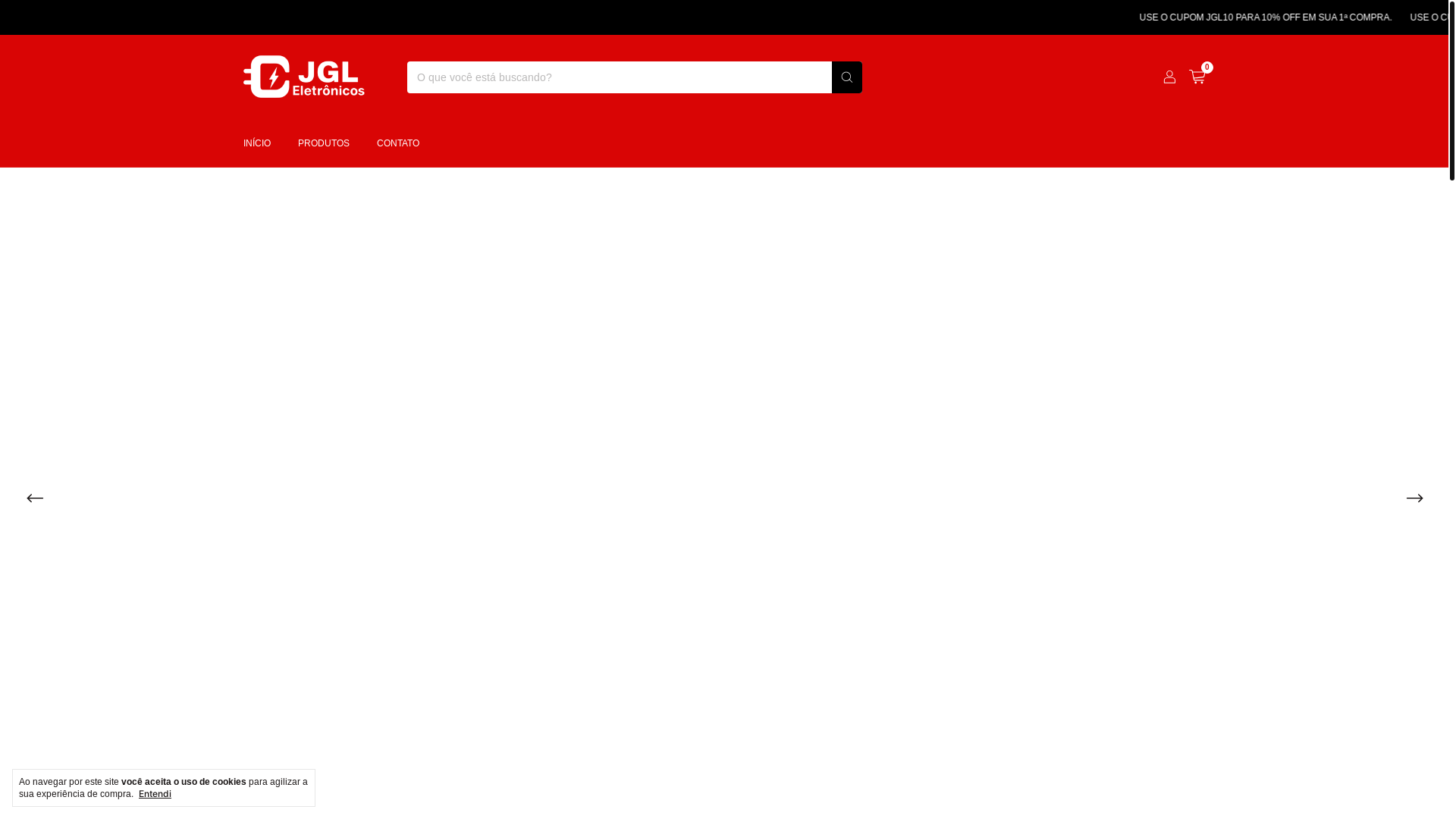website screenshot of https://lojajgleletronicos.com.br/