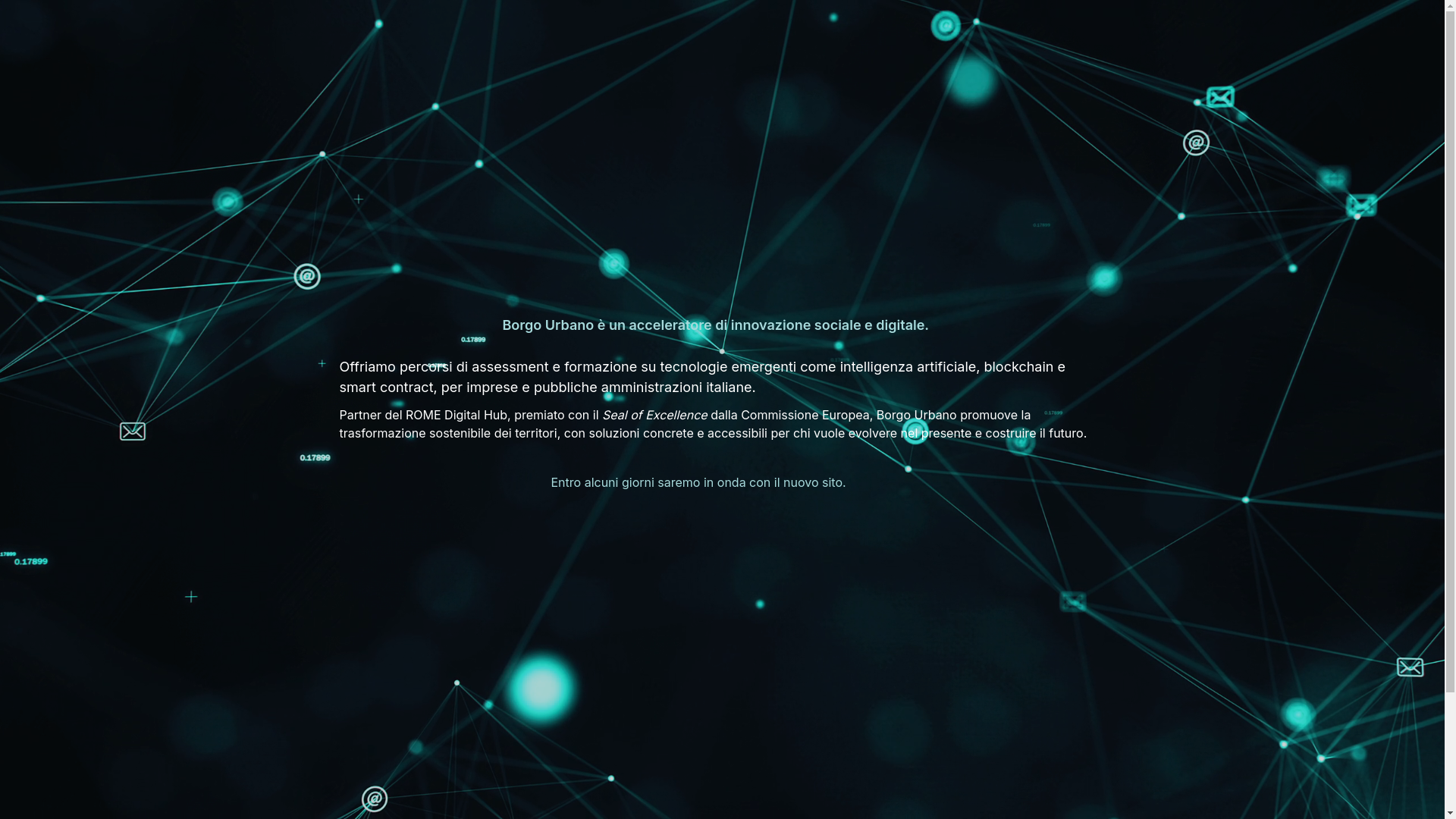 website screenshot of https://ilborgourbano.it/