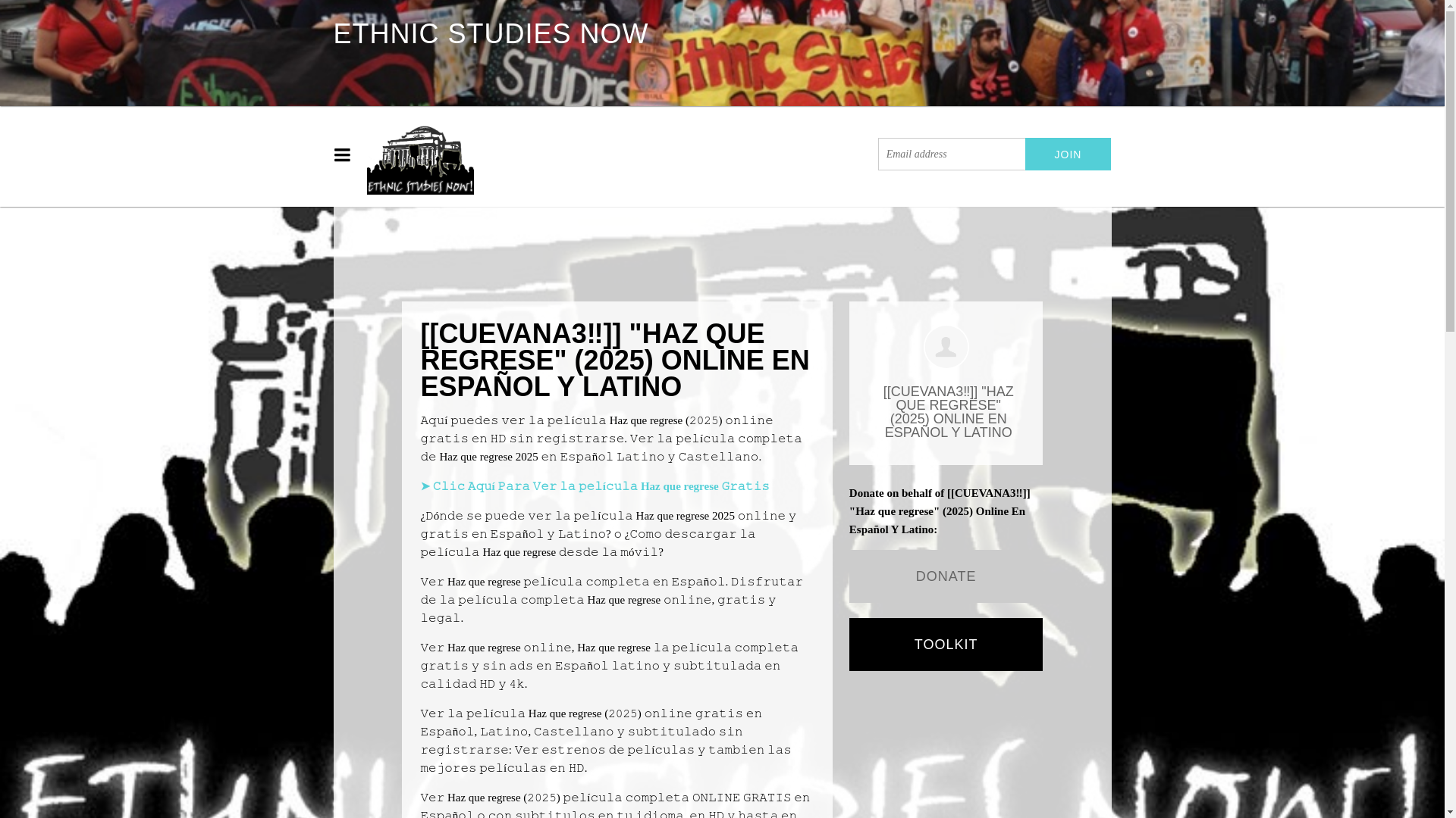 website screenshot of https://www.ethnicstudiesnow.com/haz_que_regreseonlinespanollatino_jas