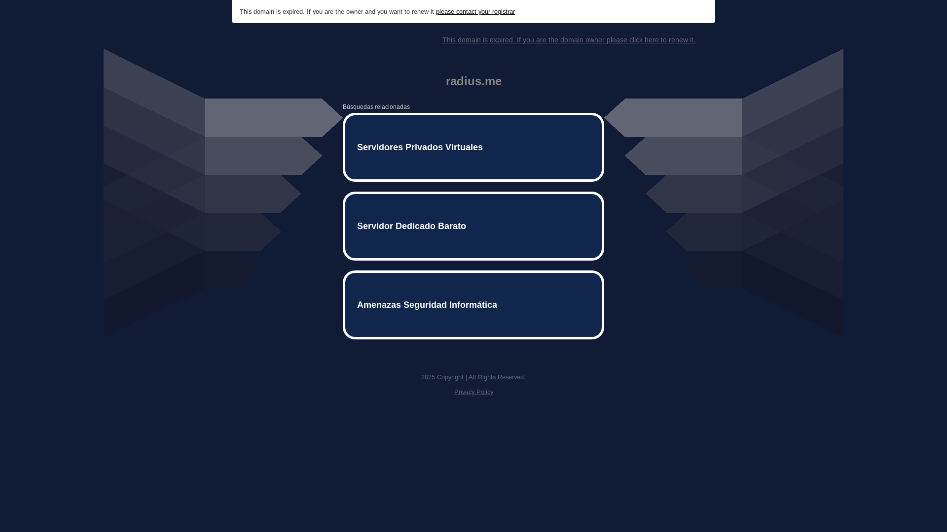 website screenshot of https://agent.radius.me