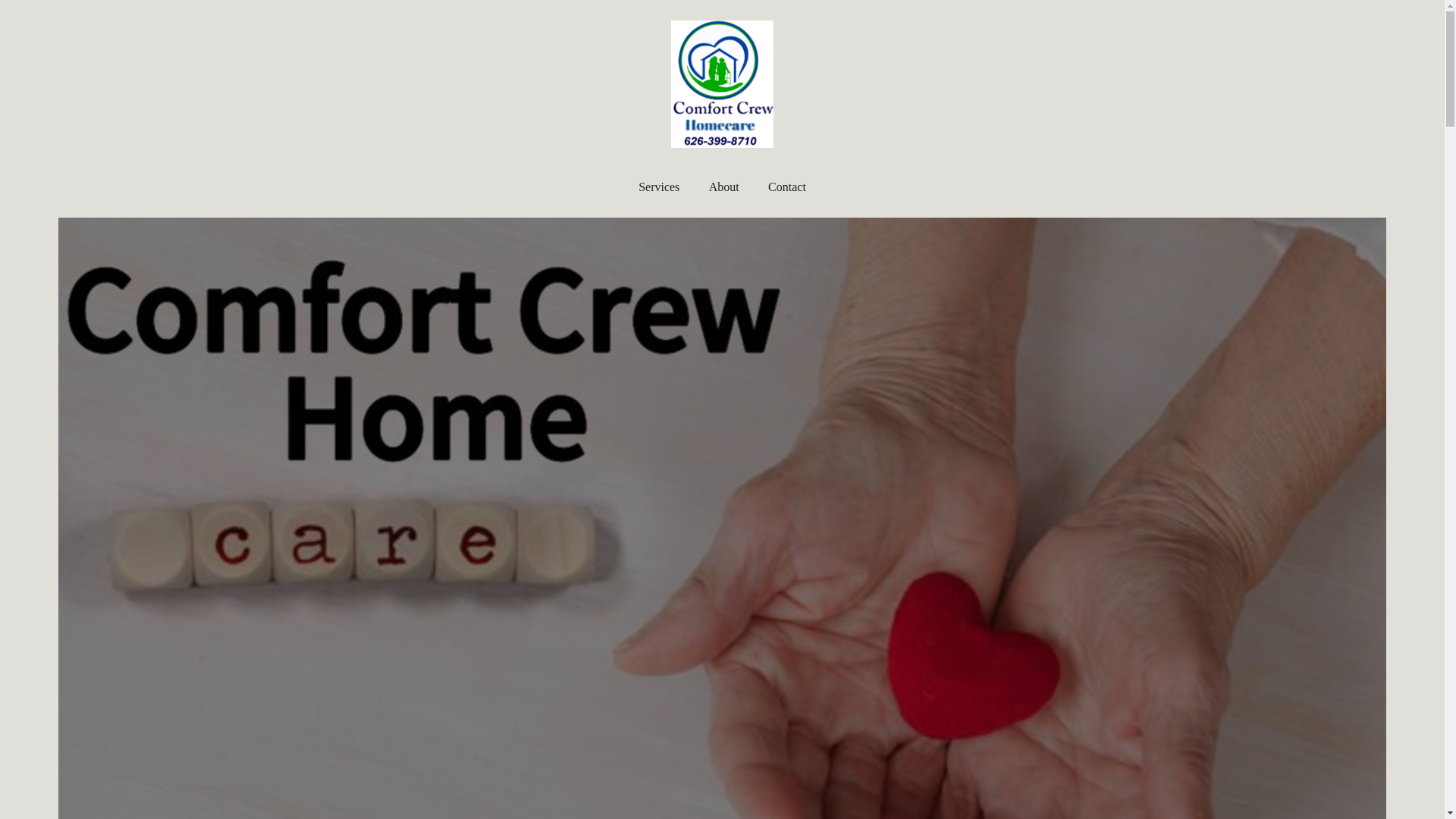 website screenshot of https://comfortcrewhomecare.com/