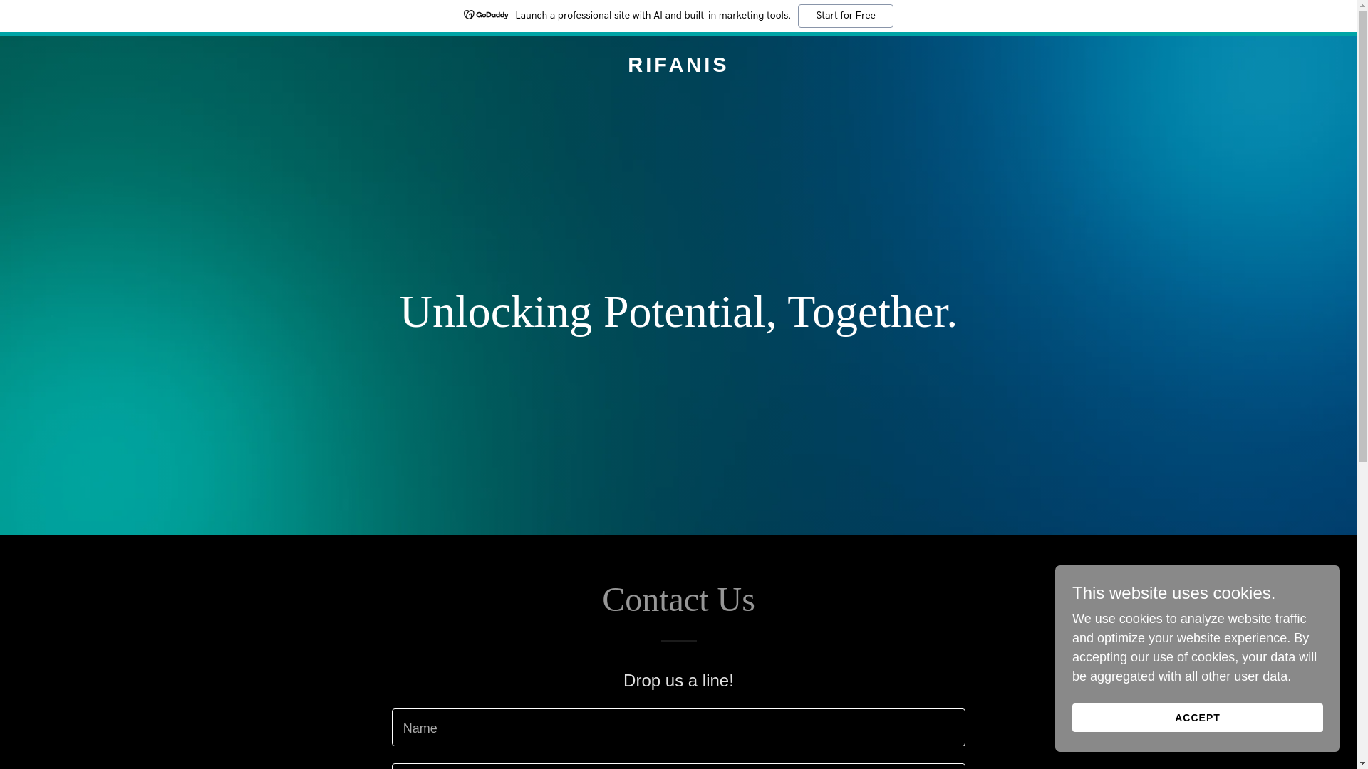 website screenshot of https://rifanis.com/