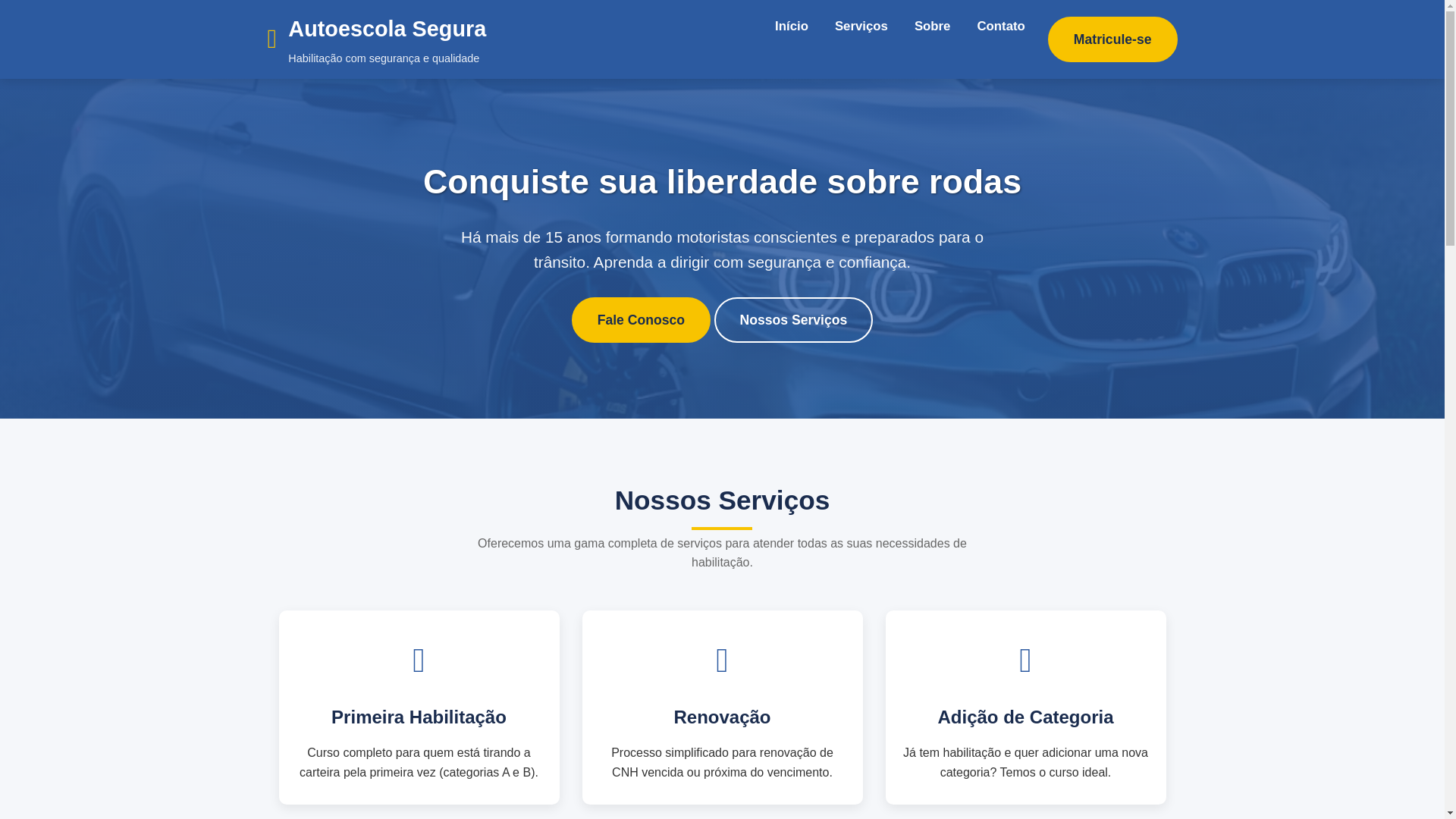 website screenshot of https://instrutorcnhbrasil.com.br/