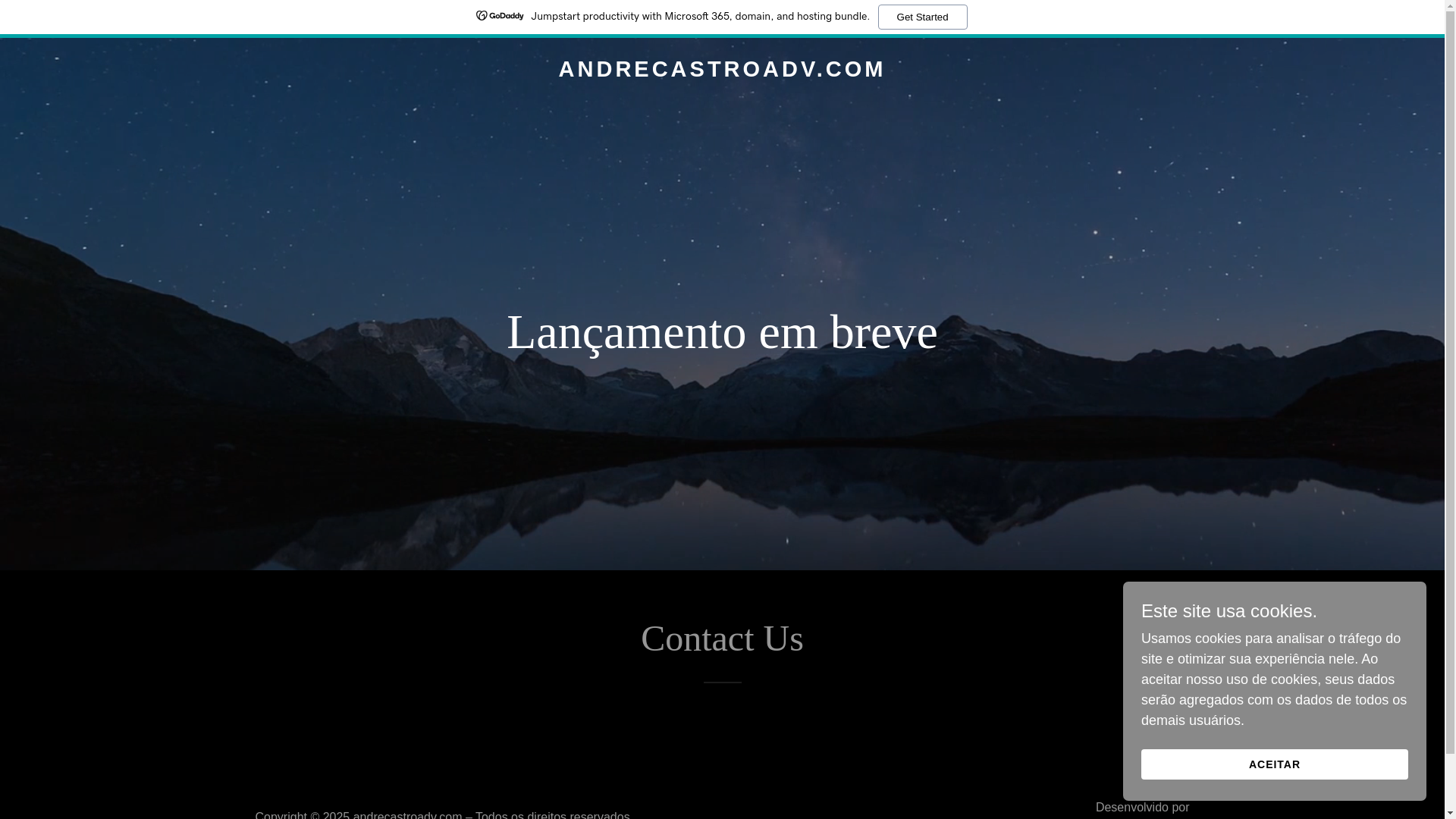 website screenshot of https://andrecastroadv.com/