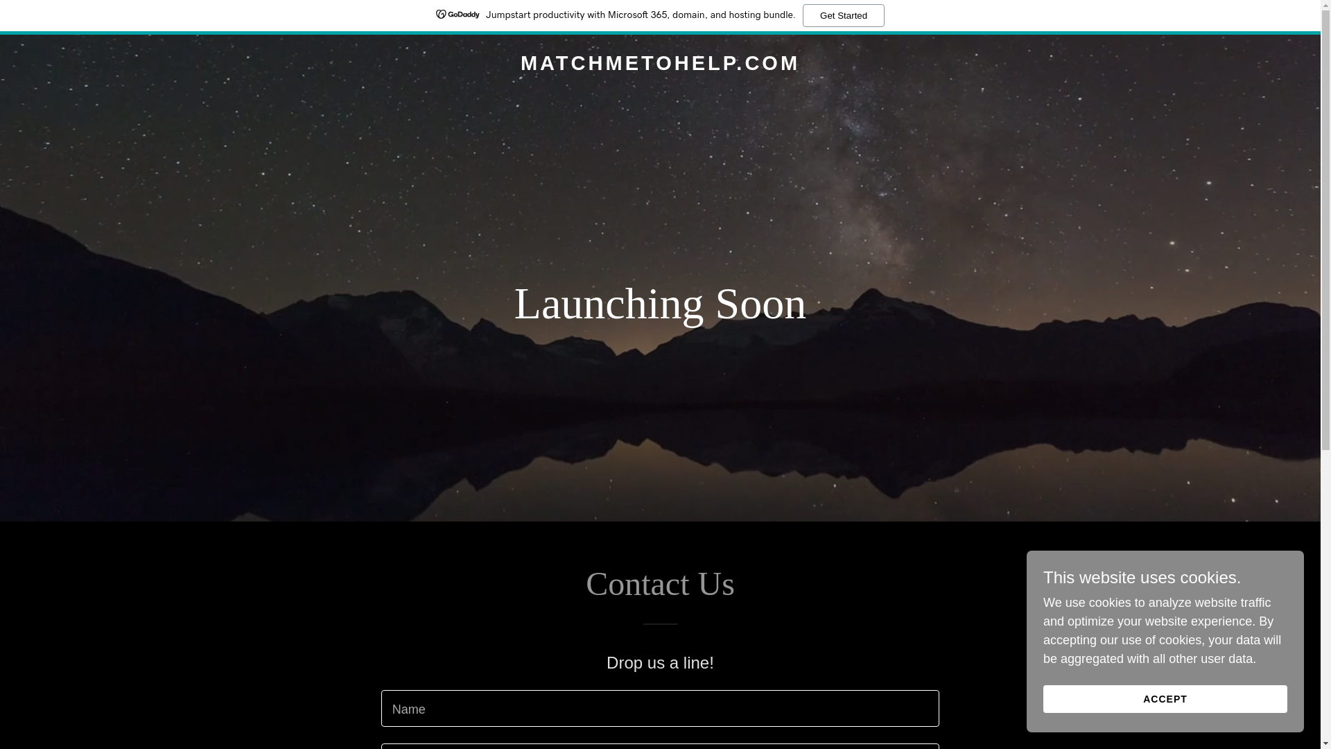 website screenshot of https://matchmetohelp.com/
