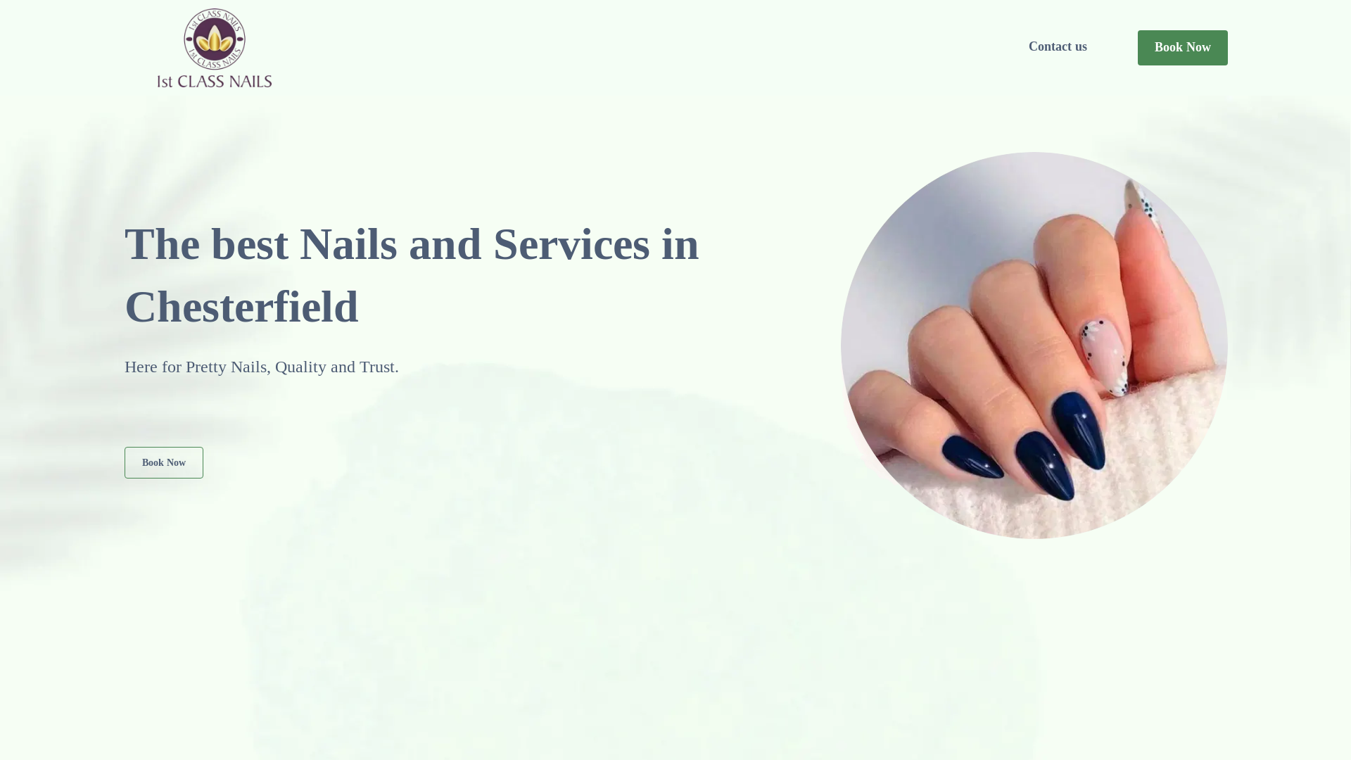 website screenshot of https://tonynailschesterfield.co.uk/