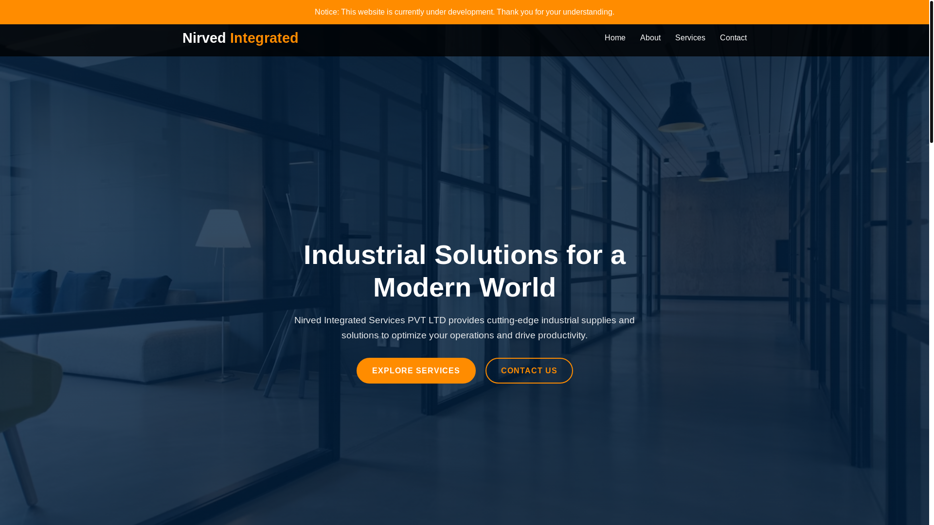 website screenshot of https://nirvedislandingpage.pages.dev/