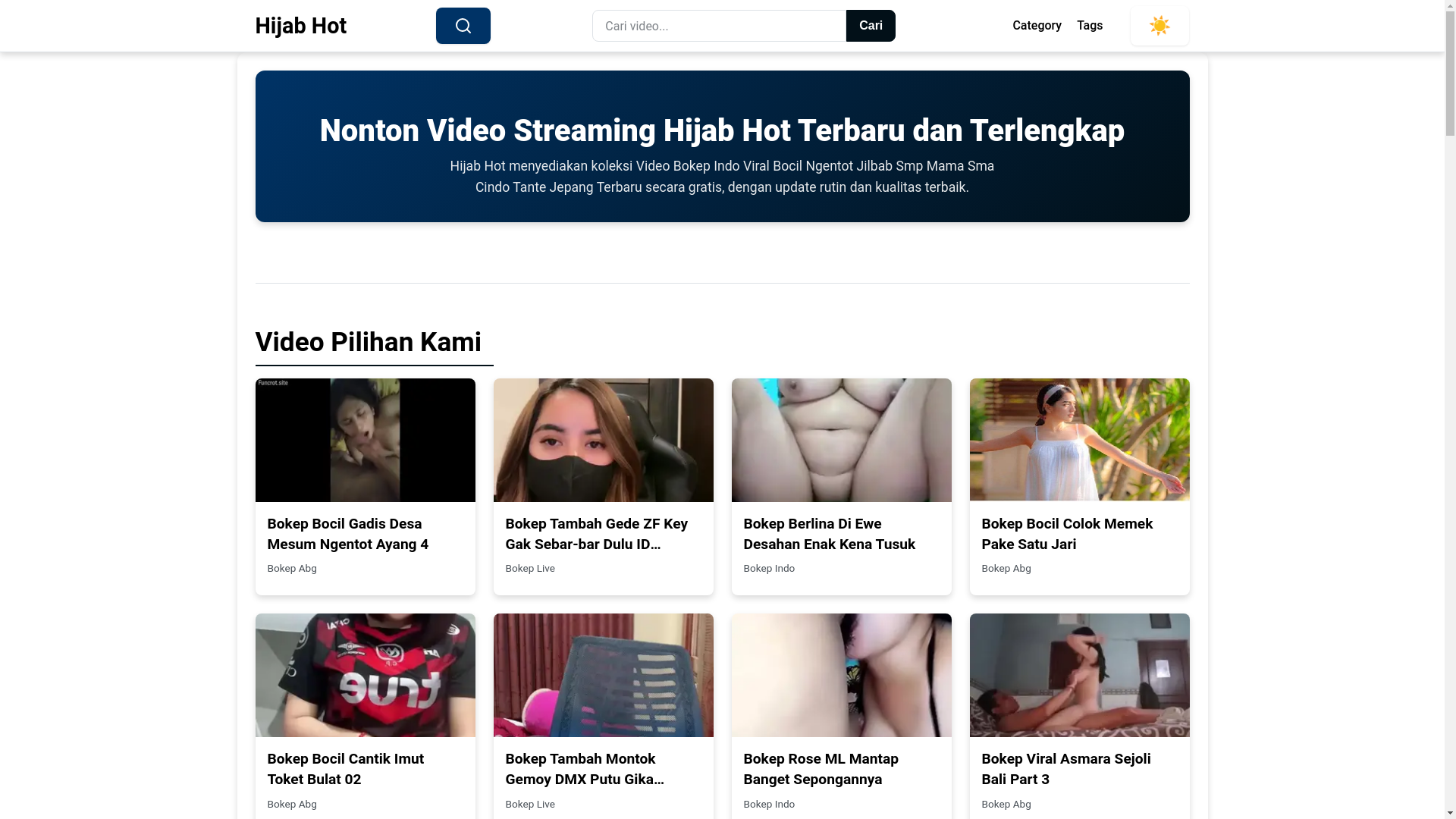 website screenshot of https://hijabhot.pages.dev/