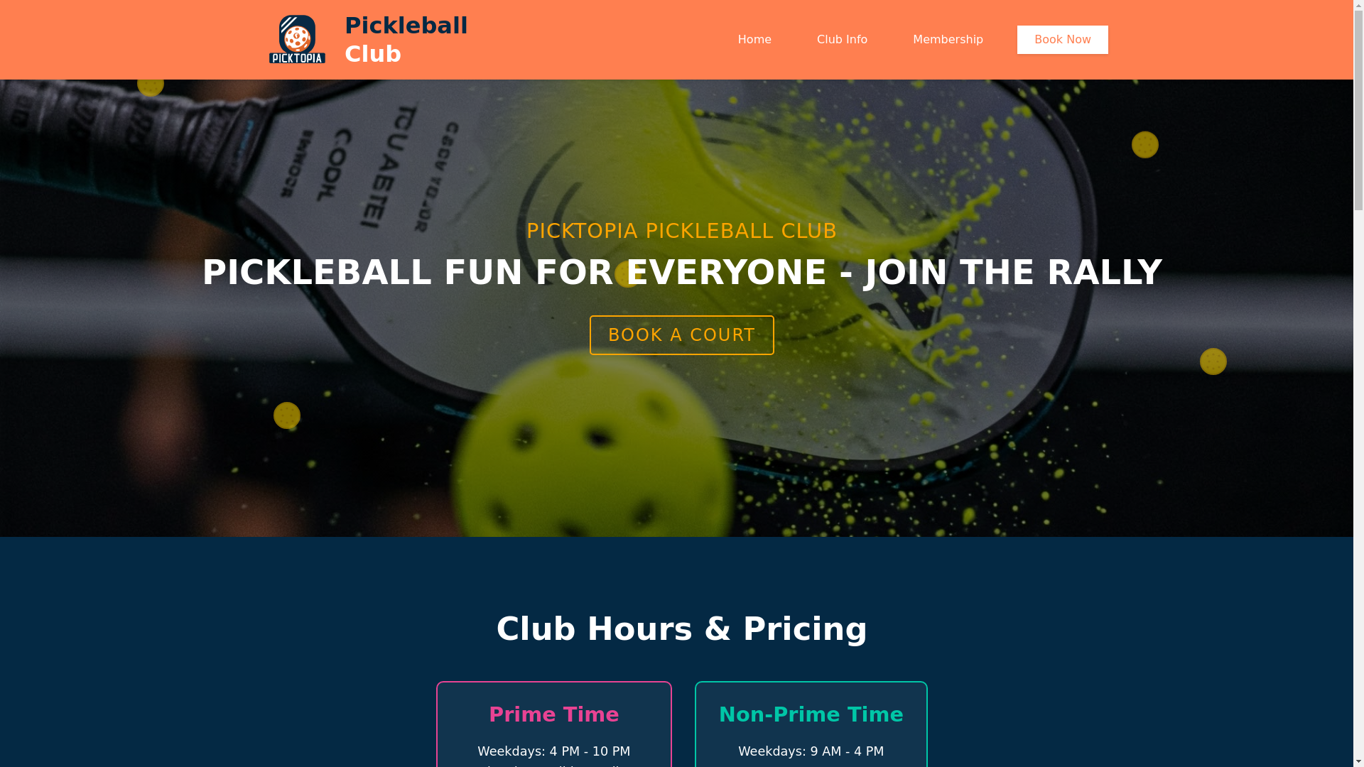 website screenshot of https://picktopia-landing-page.pages.dev/