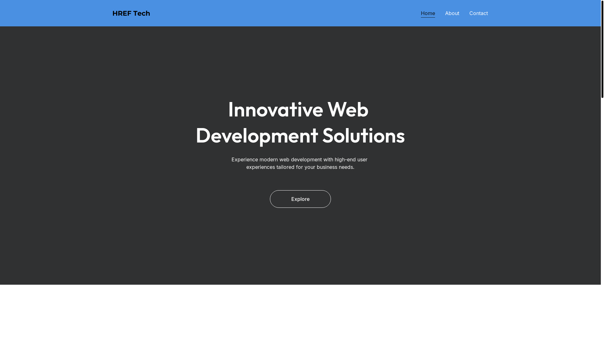 website screenshot of https://hreftech.be/