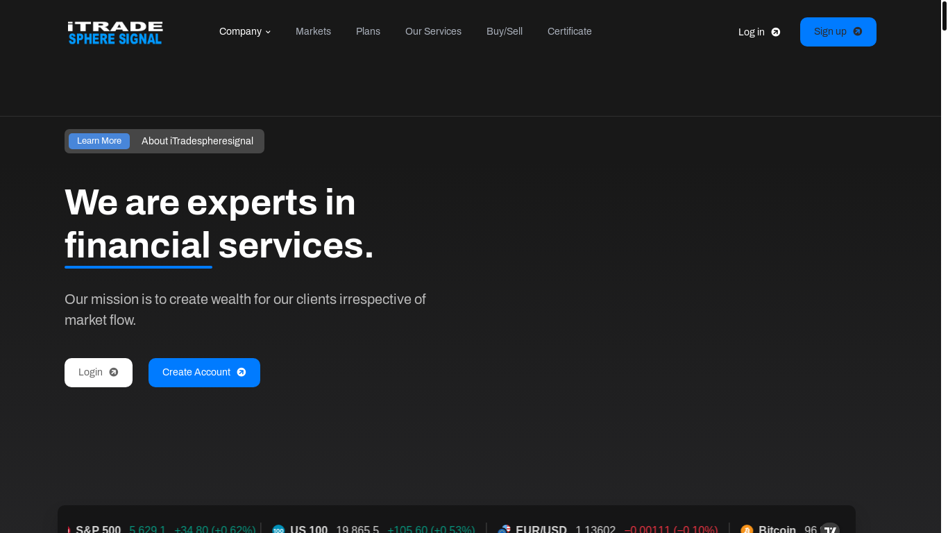 website screenshot of https://imaxglobesignal.pro/