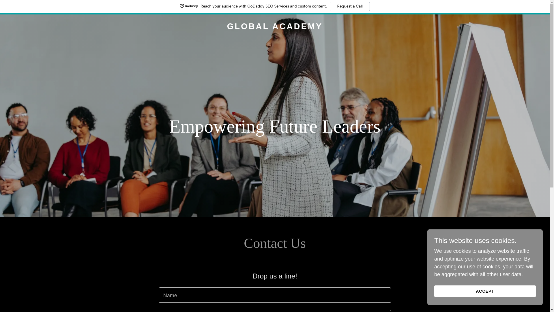 website screenshot of https://globalacademybd.com/